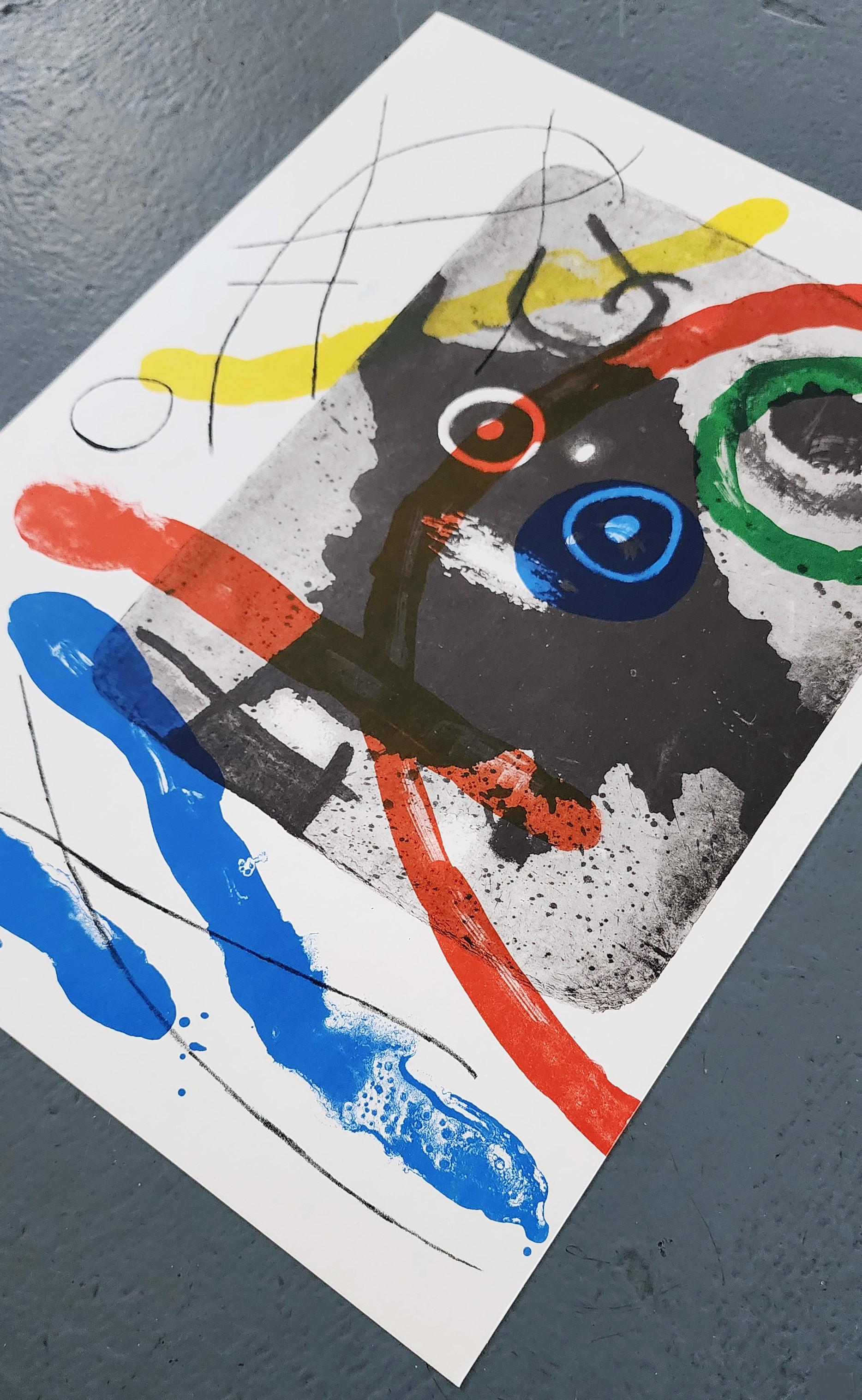 Lithographier Originale (Les Peintures Sur Carton) (Abstract, Fun, Gestural) - Print by Joan Miró