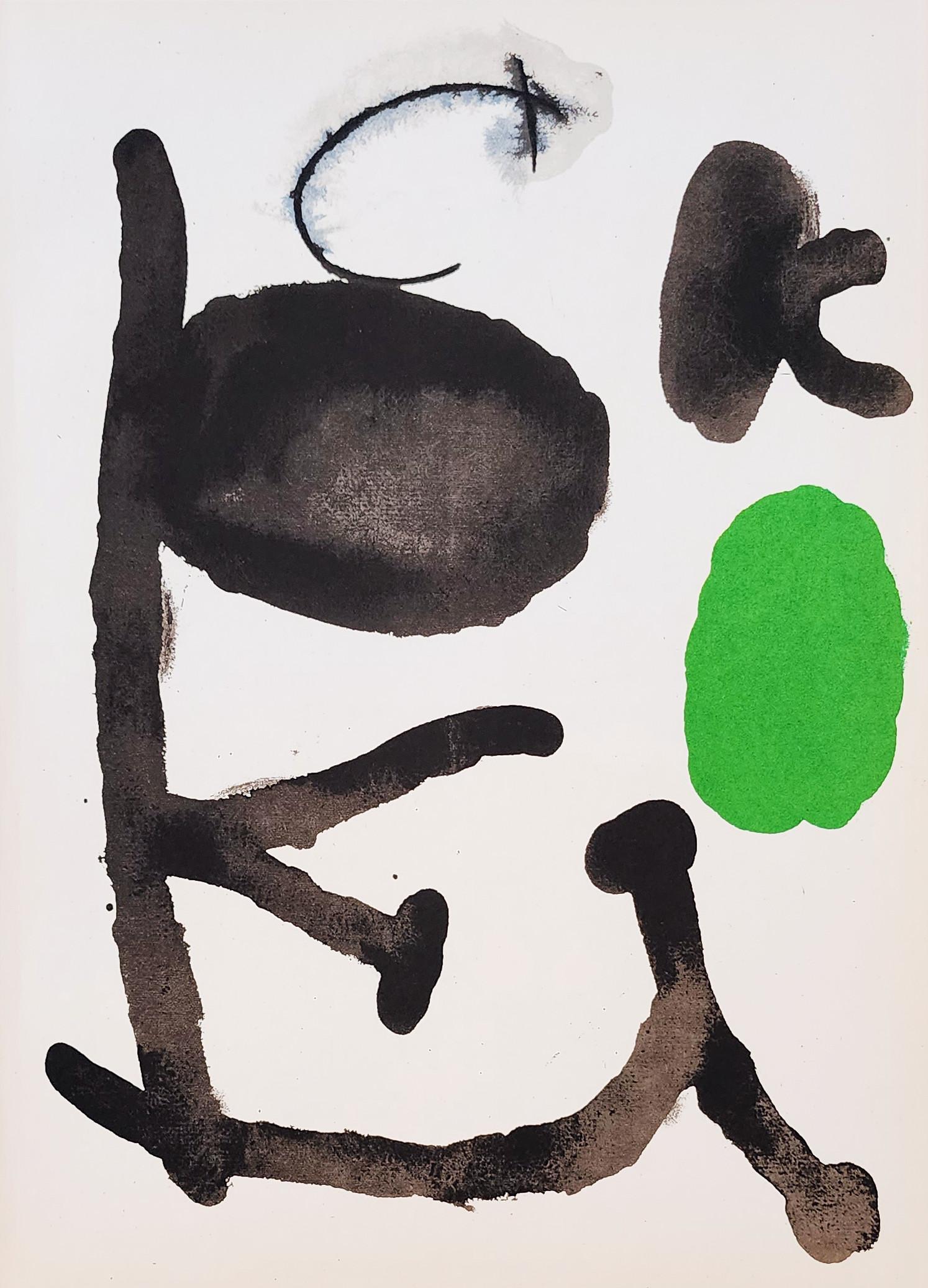 Abstract Print Joan Miró - Lithographie originale (expressionnisme abstrait)