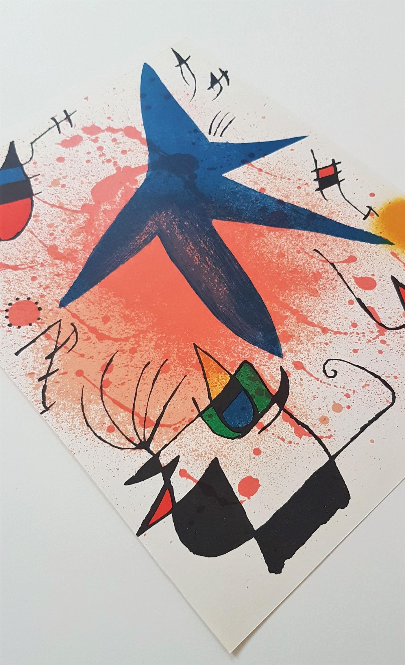 Litografia Original I - Surrealist Print by Joan Miró