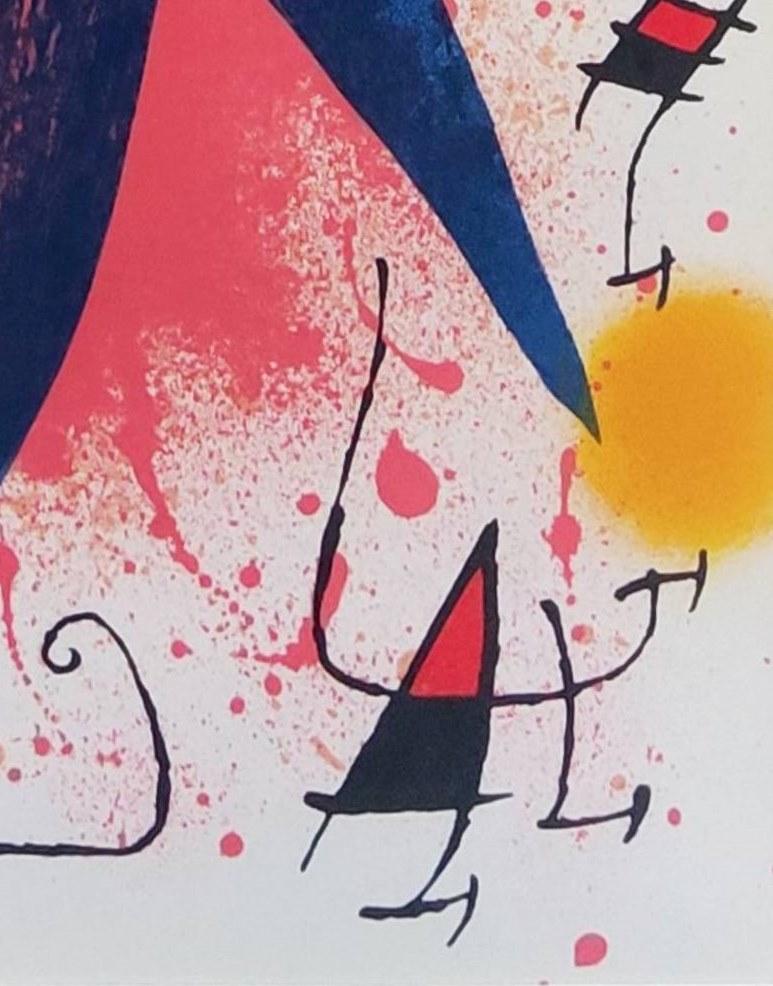 Litografía original I (Schwarz), Print, von Joan Miró