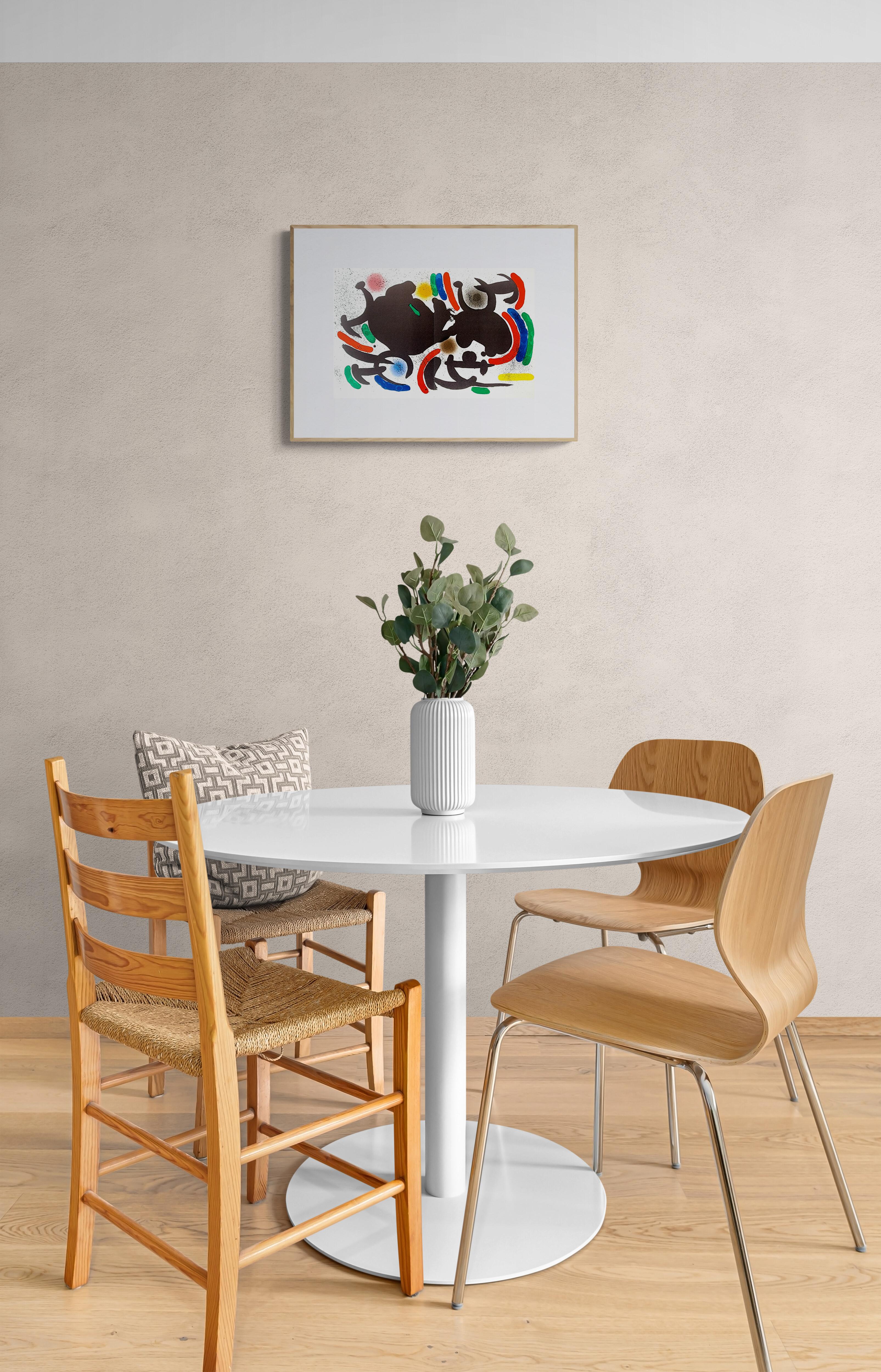 Litografia Original II (Abstract, Modern, Surrealism, Colorful, Iconic, 50% OFF) - Print by Joan Miró