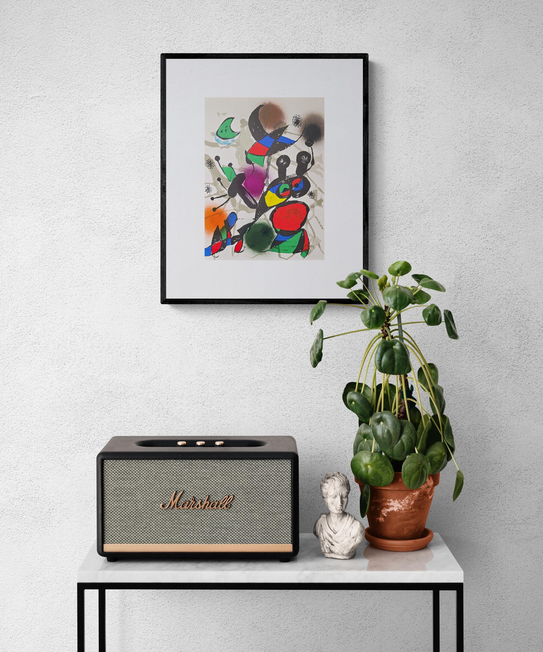 Litografia Original II (Abstrakt, Modern, Surrealismus, Bunt, Ikonisch) – Print von Joan Miró