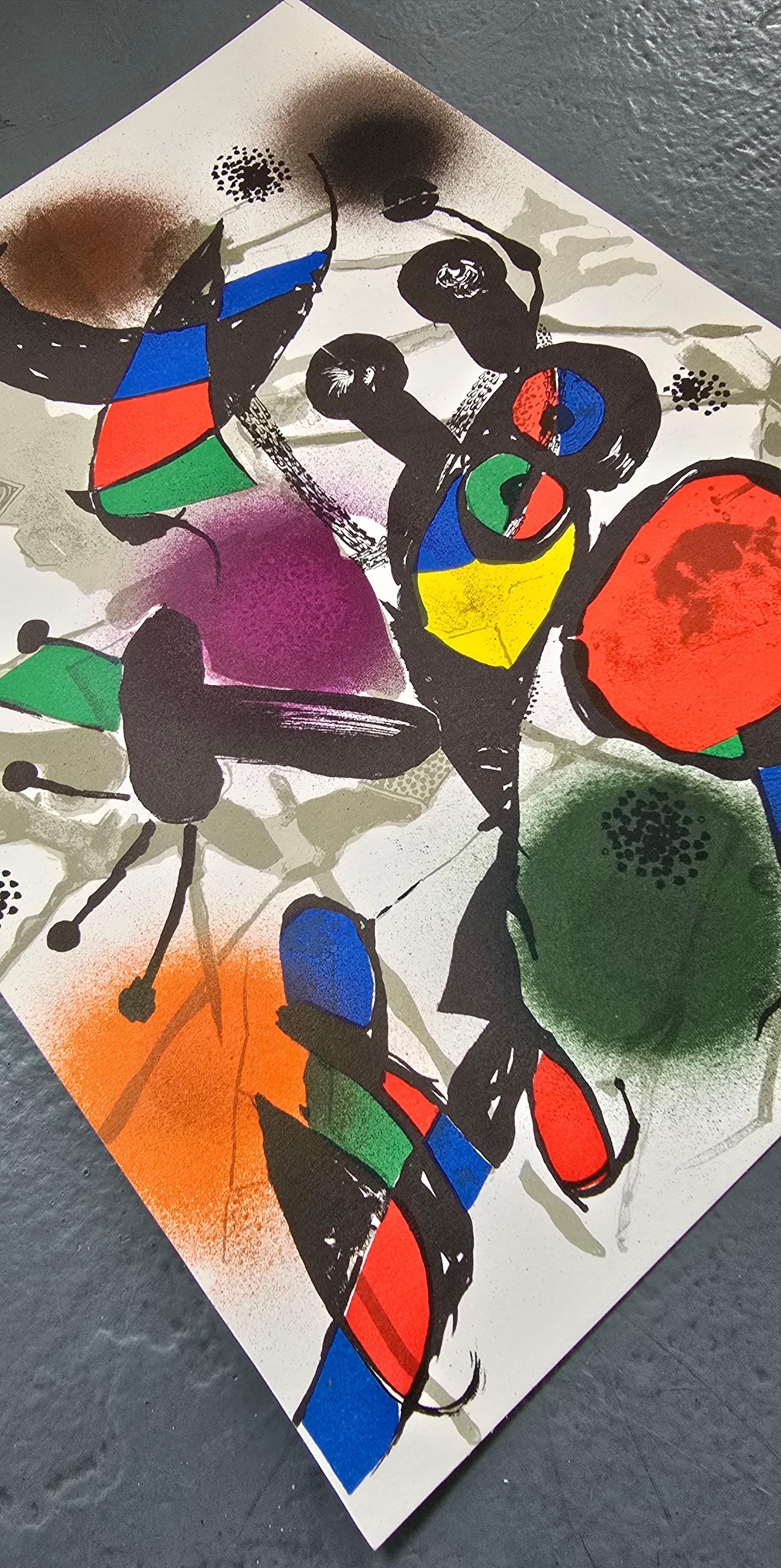 Litografia Original II (Abstrakt, Modern, Surrealismus, Bunt, Ikonisch) im Angebot 2