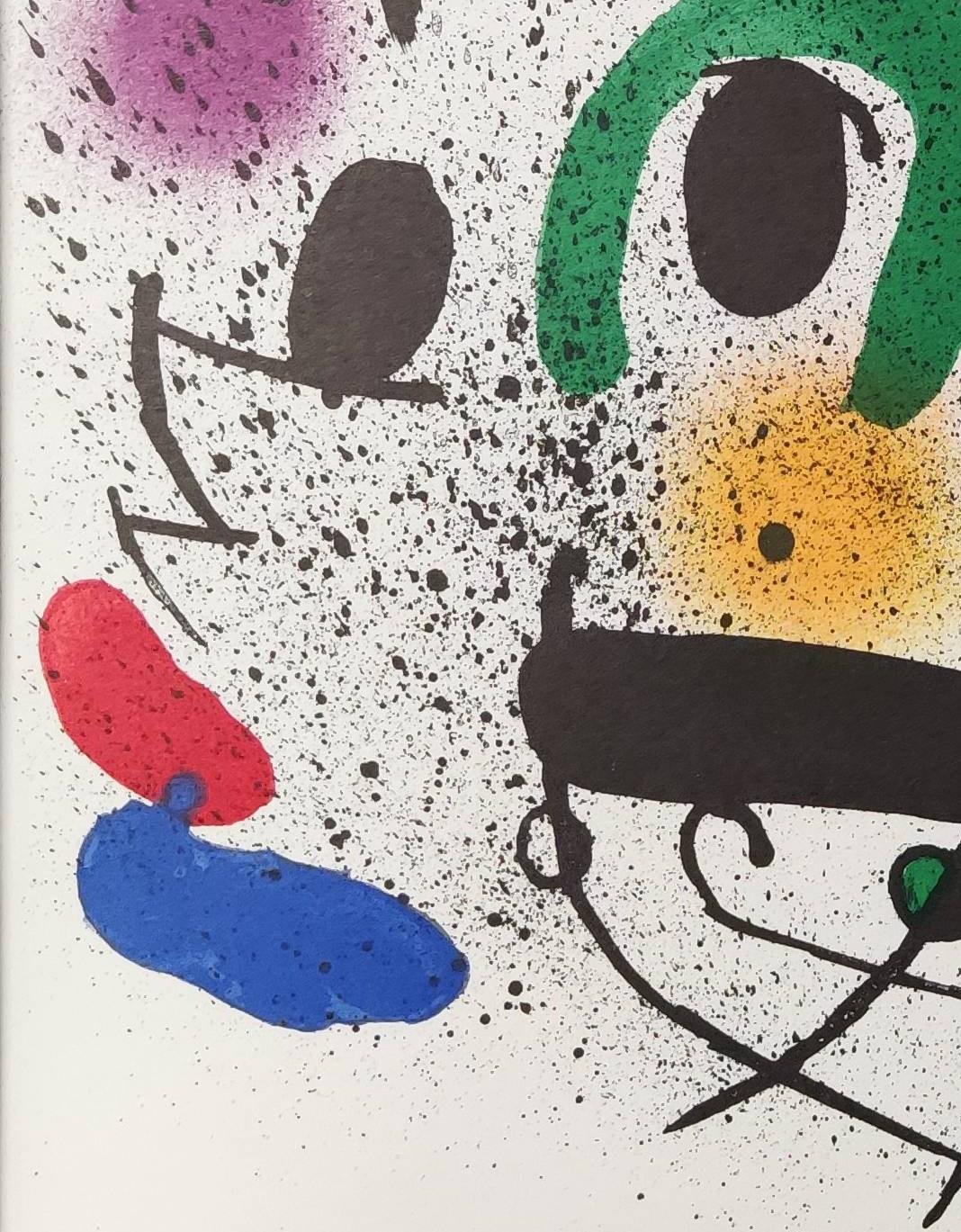 Litografía original II – Print von Joan Miró