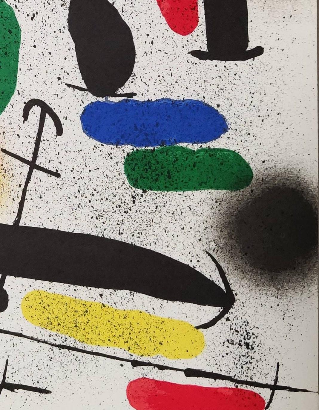 Litografía original II (Surrealismus), Print, von Joan Miró