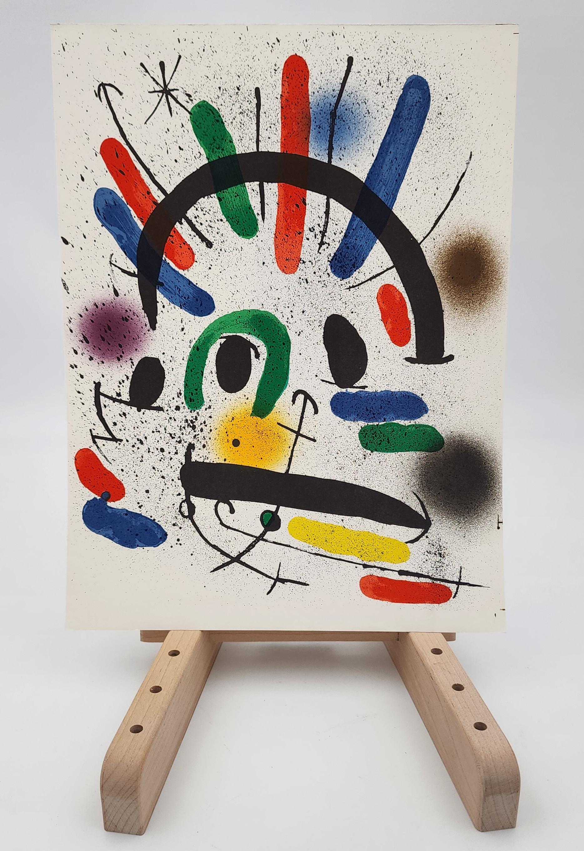 Litografia Original II - Abstract Expressionist Print by Joan Miró