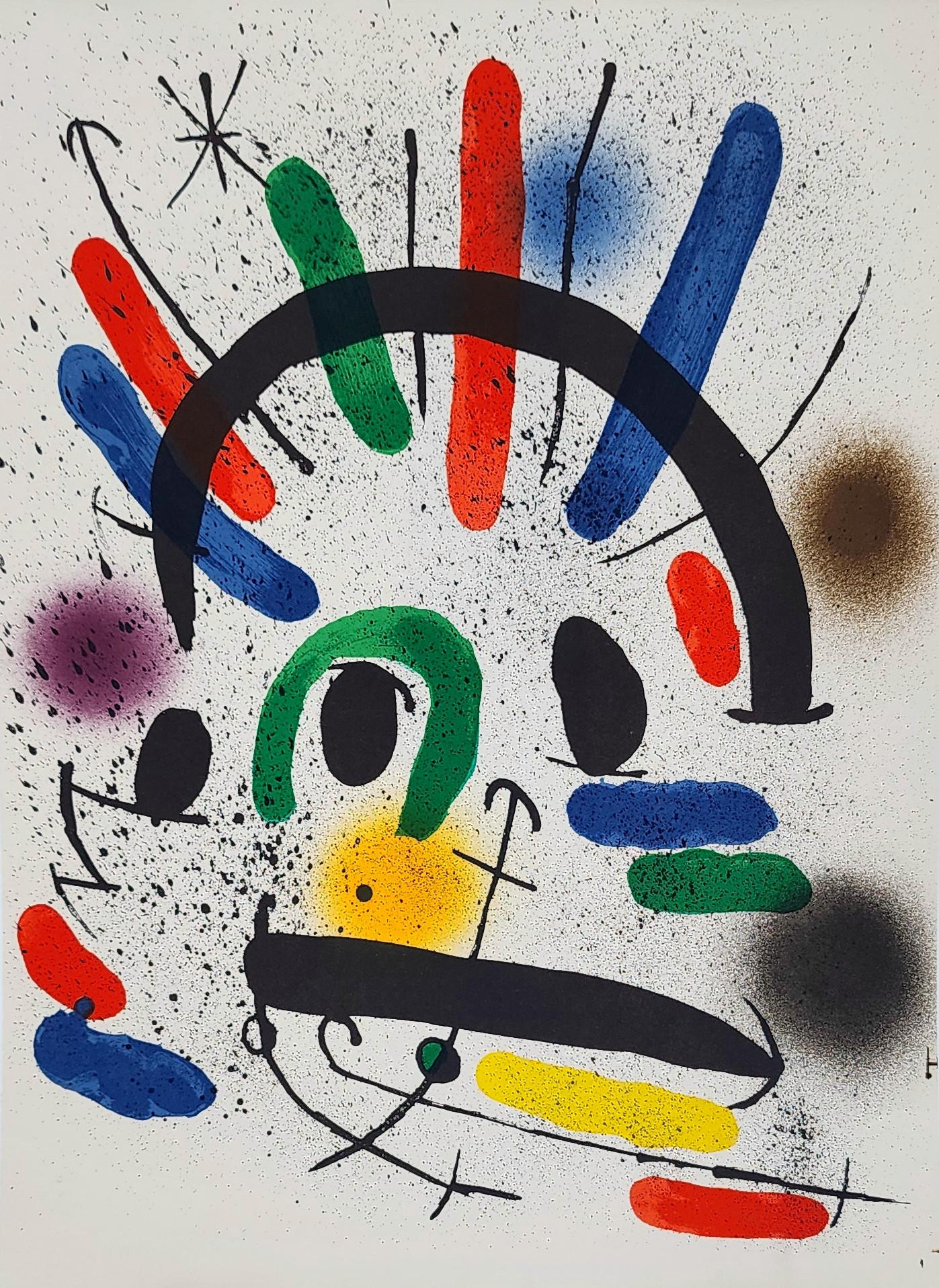 Joan Miró Figurative Print - Litografia Original II