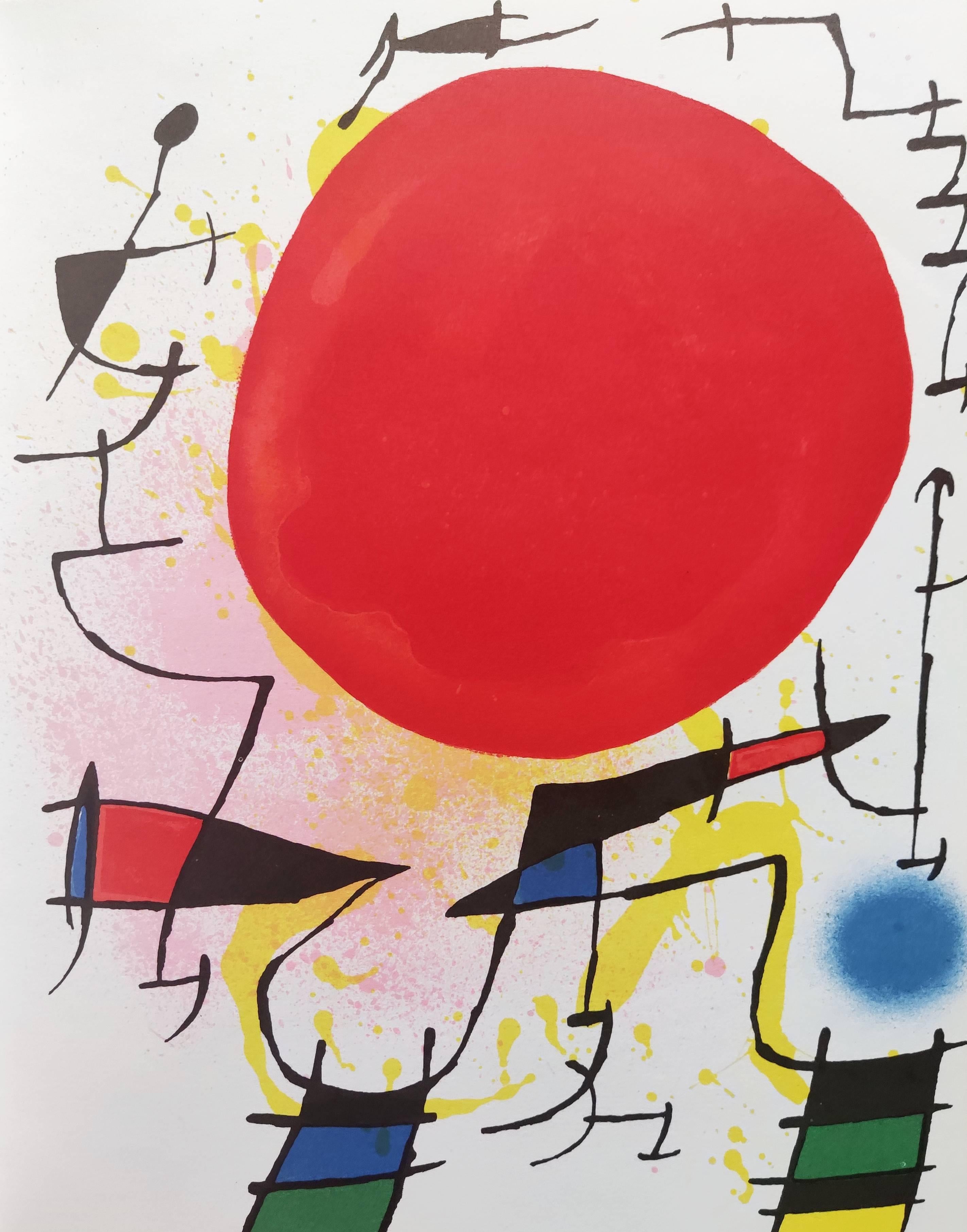 Litografia originale III - Print di Joan Miró