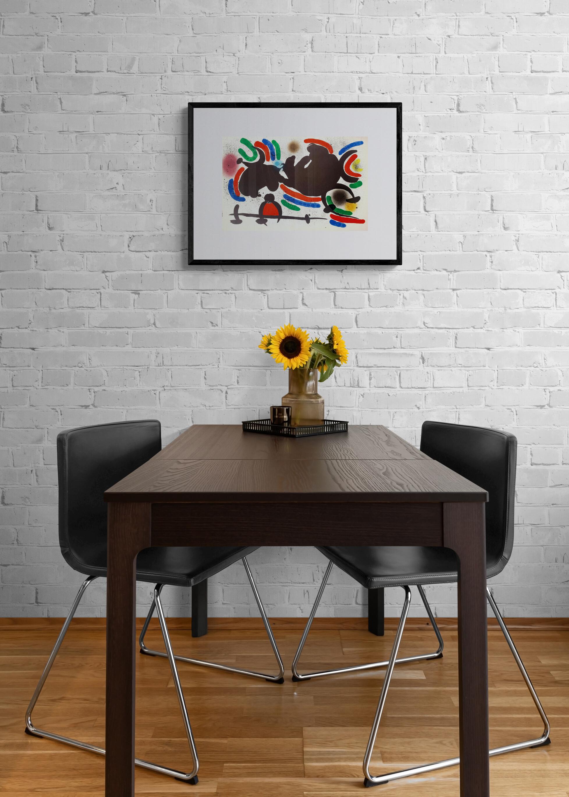 Litografia Original IV (Astratta, Moderna, Surreale, Colorata, Iconica, 44% OFF) - Print di Joan Miró