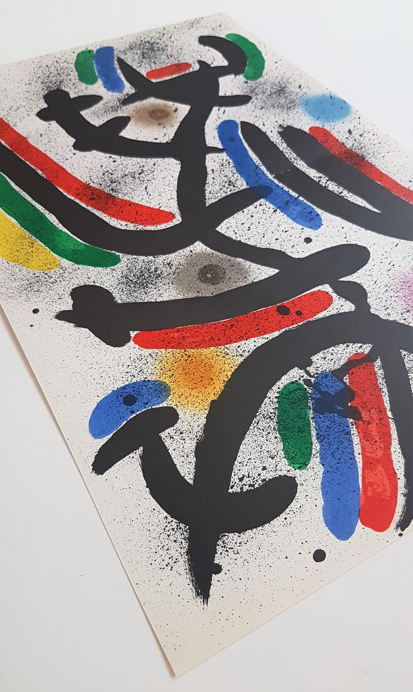 Litografia Original IX - Modern Print by Joan Miró