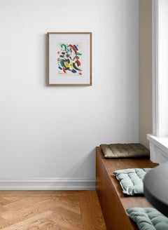 Lithographie originale VI (abstraite, moderne, surréaliste, colorée, emblématique, 40 % off)