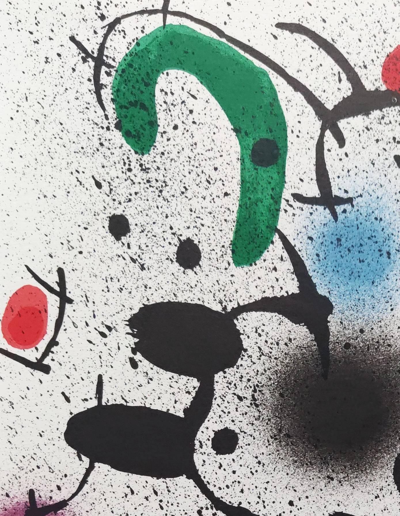 Litografia originale VI - Print di Joan Miró