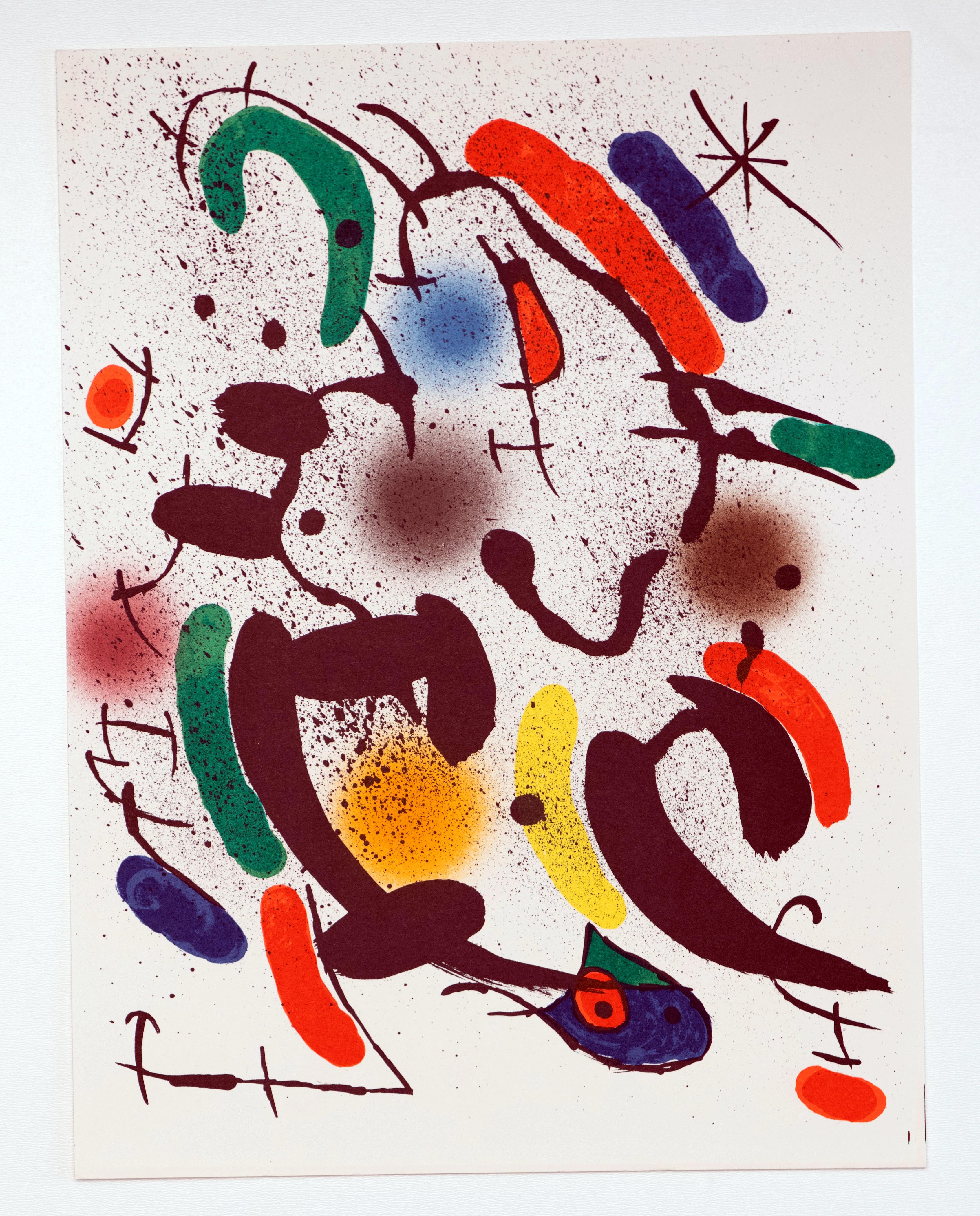 Beautiful art piece by Joan Miro: lithografia I. Ask for more information. 
Abstract Expressionism, Surrealism, Dada, Experimental, Avant-garde.

The work embraces dream imagery and “psychic automatism".

Envisioning his artistic pursuit as a
