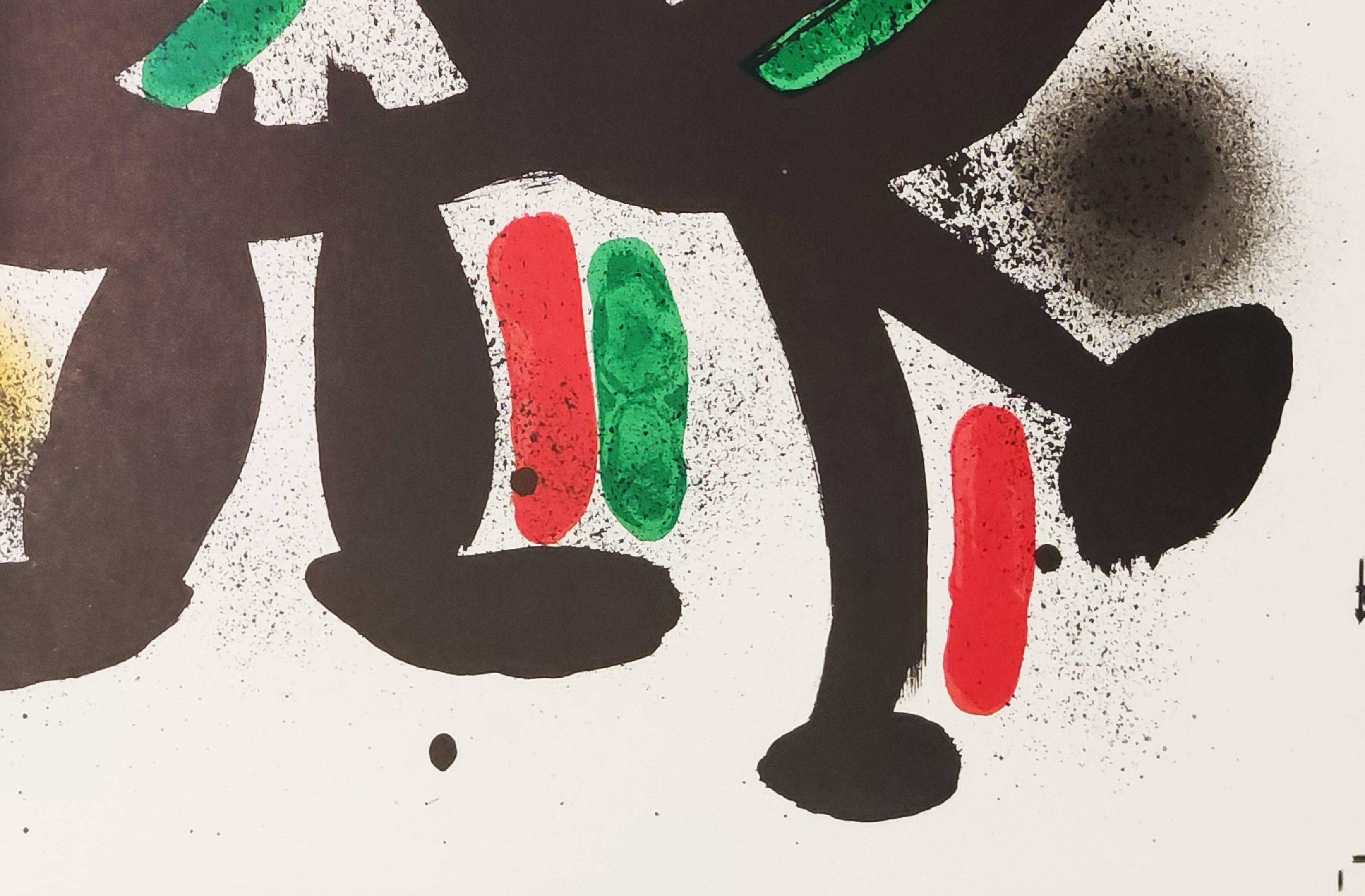 Litografia originale VIII - Print di Joan Miró