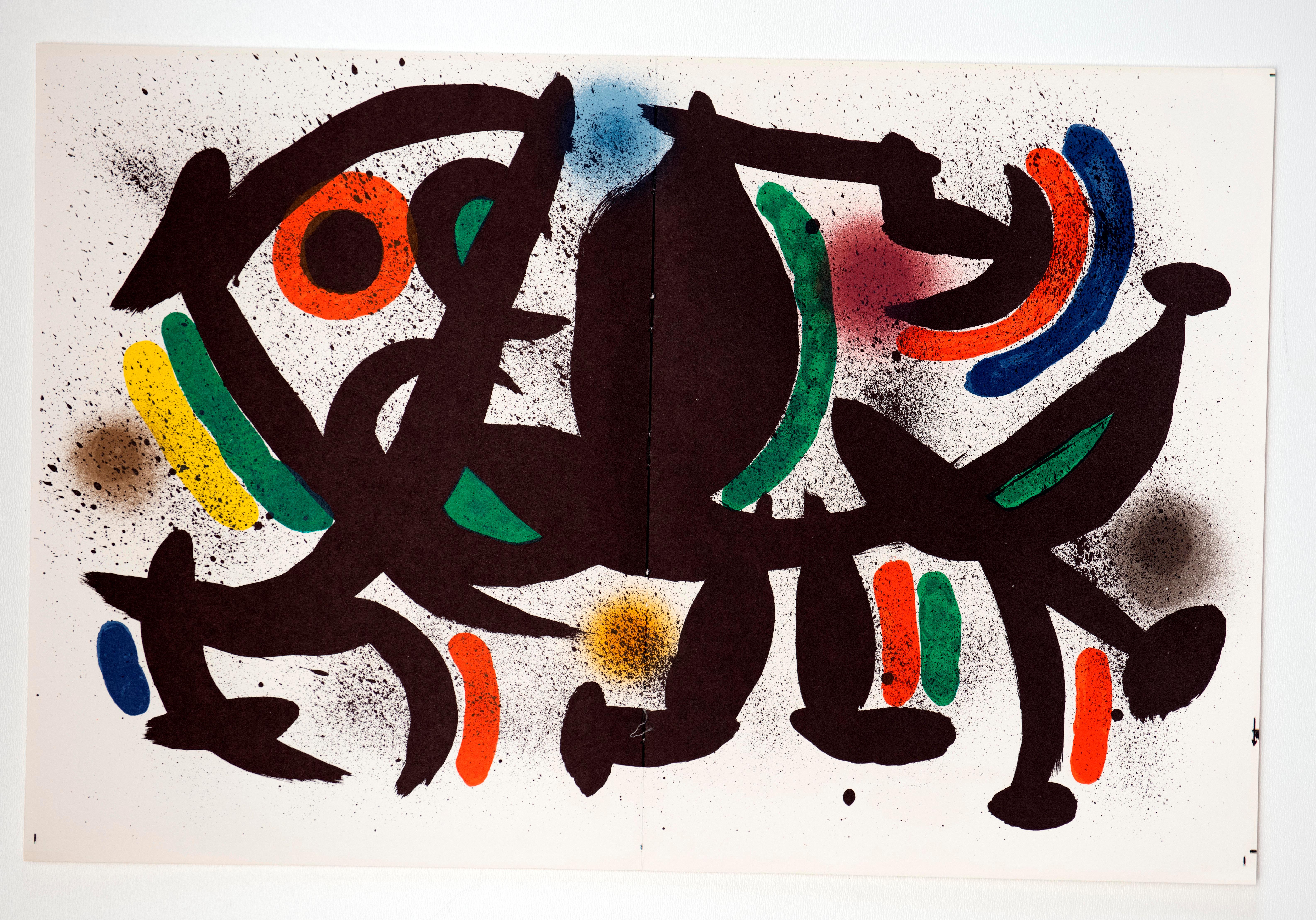"Litografía Original VIII" - Joan Miró.

Abstract Expressionism, Surrealism, Dada, Experimental, Avant-garde.

The work embraces dream imagery and “psychic automatism".

Envisioning his artistic pursuit as a challenge to traditional painting and an