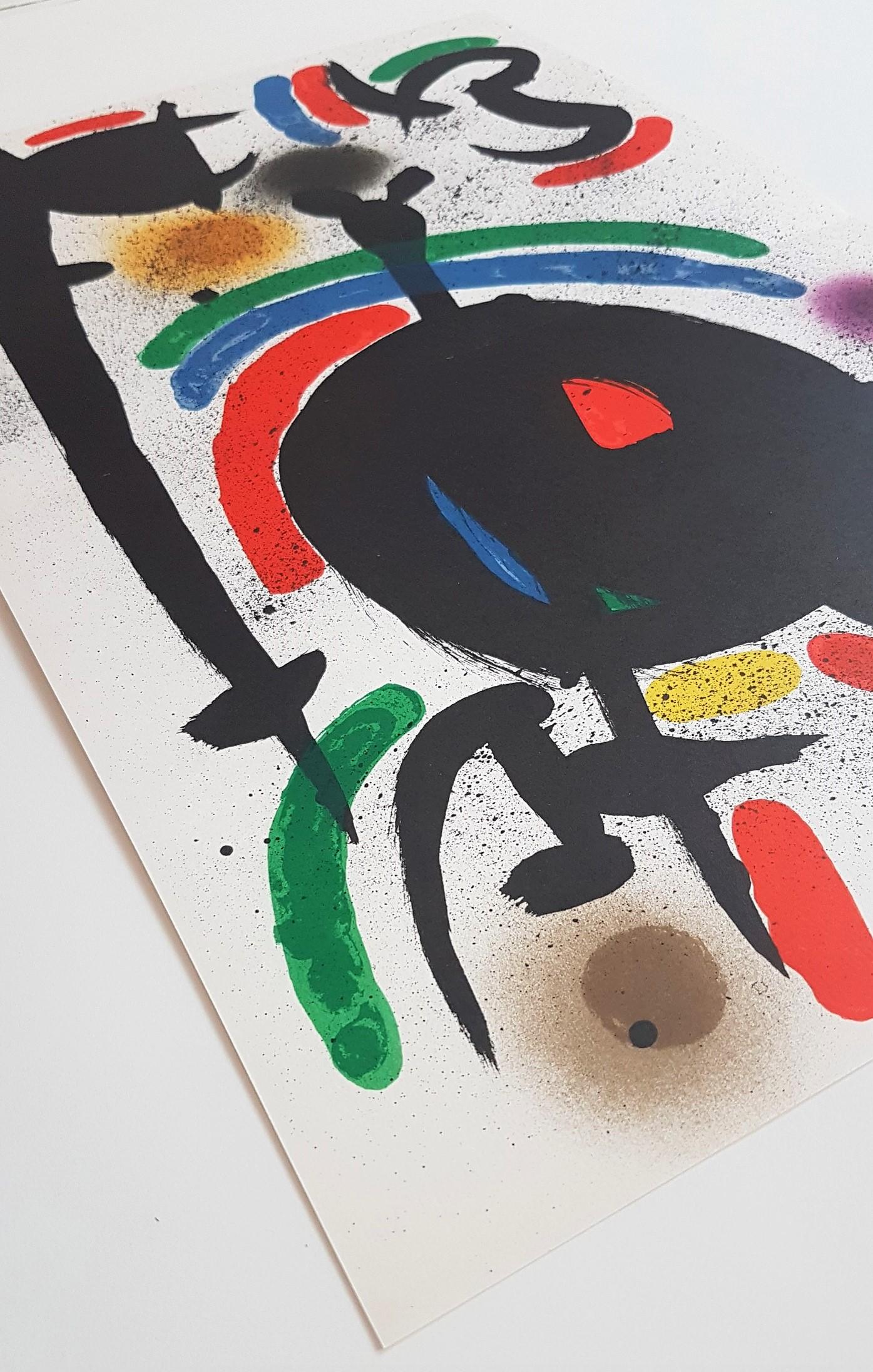 Litografia Original X (Surrealista, Astratto, Gestuale) - Print Moderno di Joan Miró