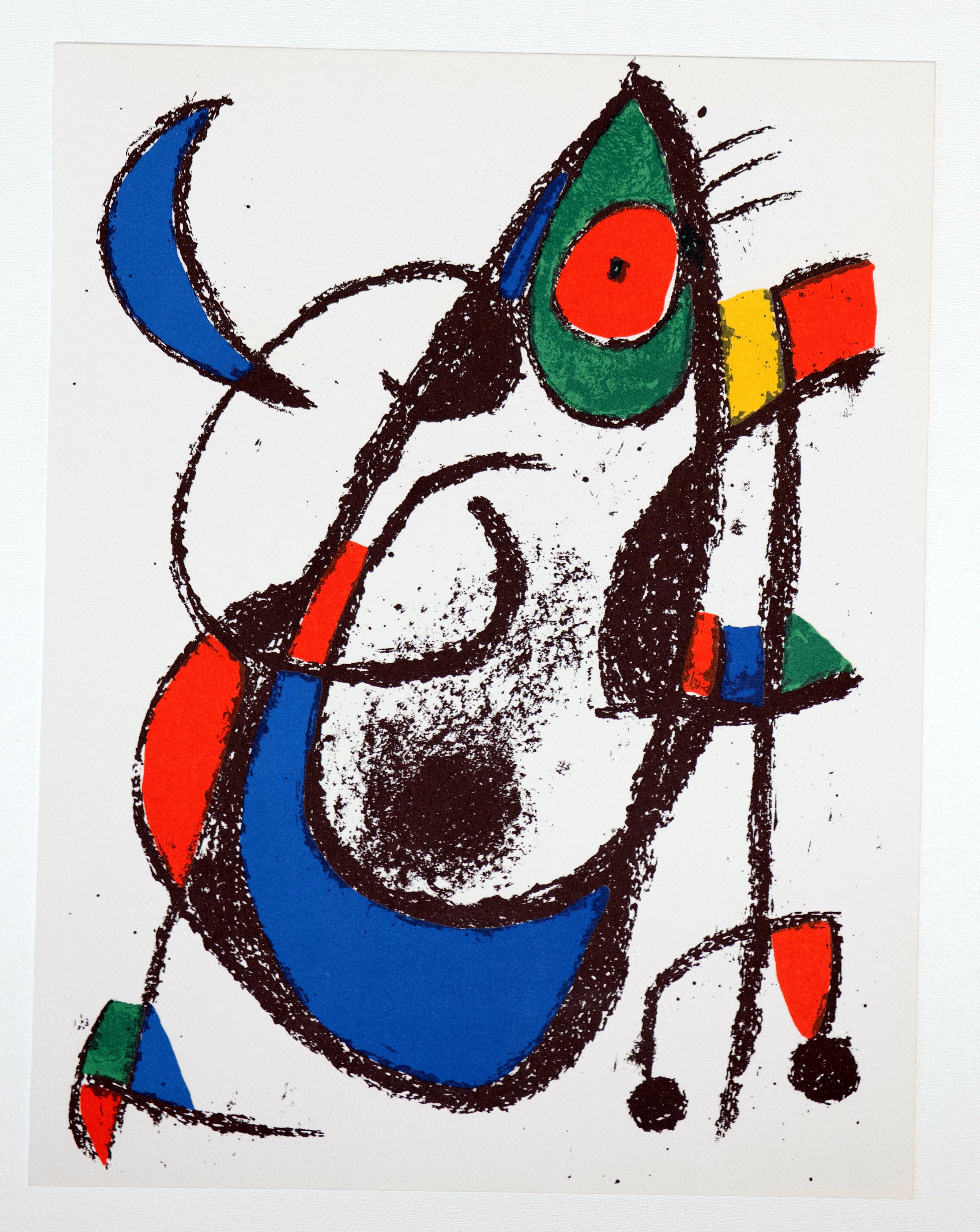 Beautiful art piece by Joan Miro: lithografia I. Ask for more information. 
Abstract Expressionism, Surrealism, Dada, Experimental, Avant-garde.

The work embraces dream imagery and “psychic automatism".

Envisioning his artistic pursuit as a