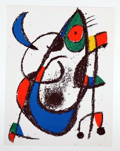 "Litografía Original XI" - Joan Miró 