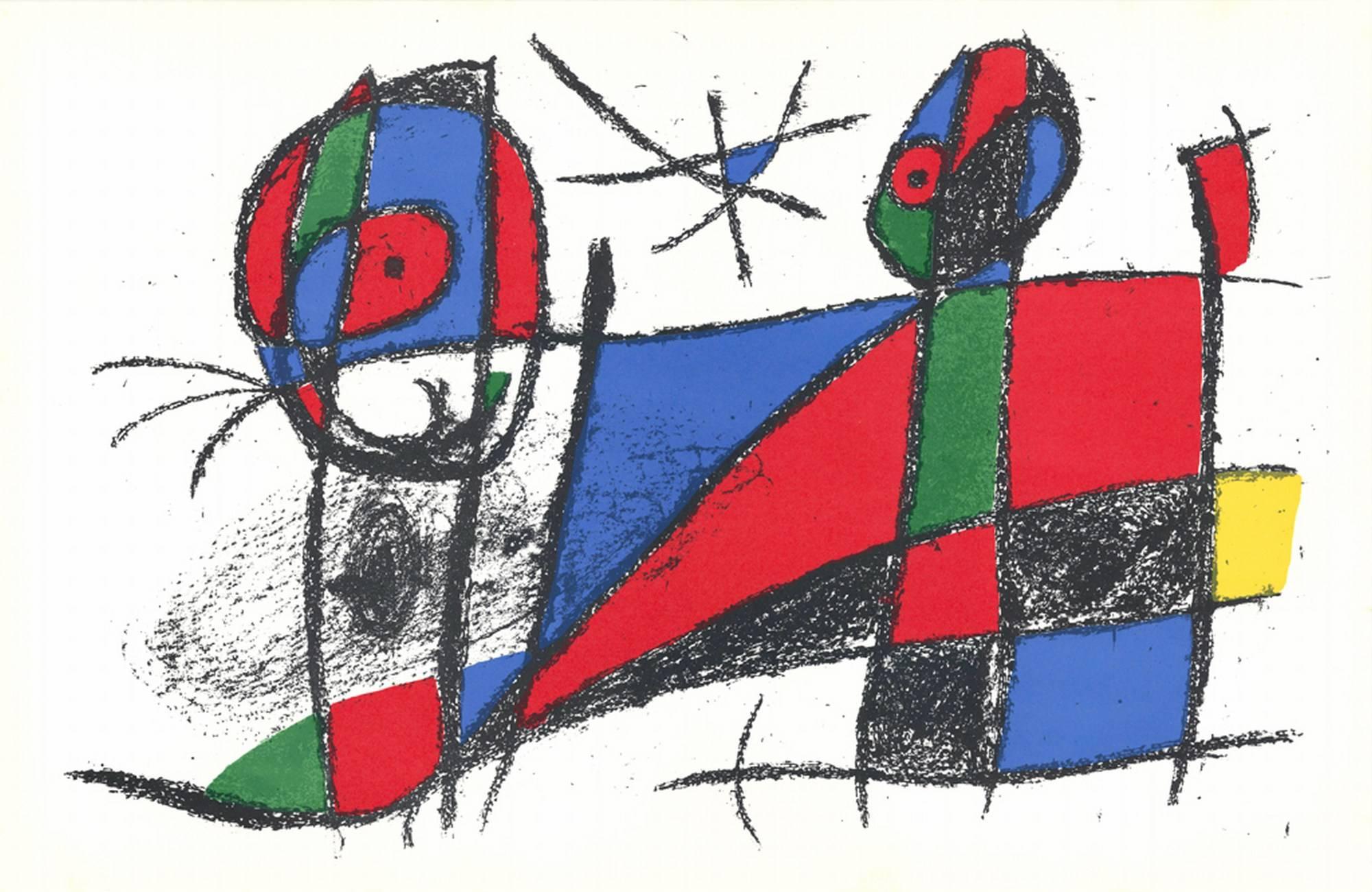 Litografia Originale VI - Print by Joan Miró