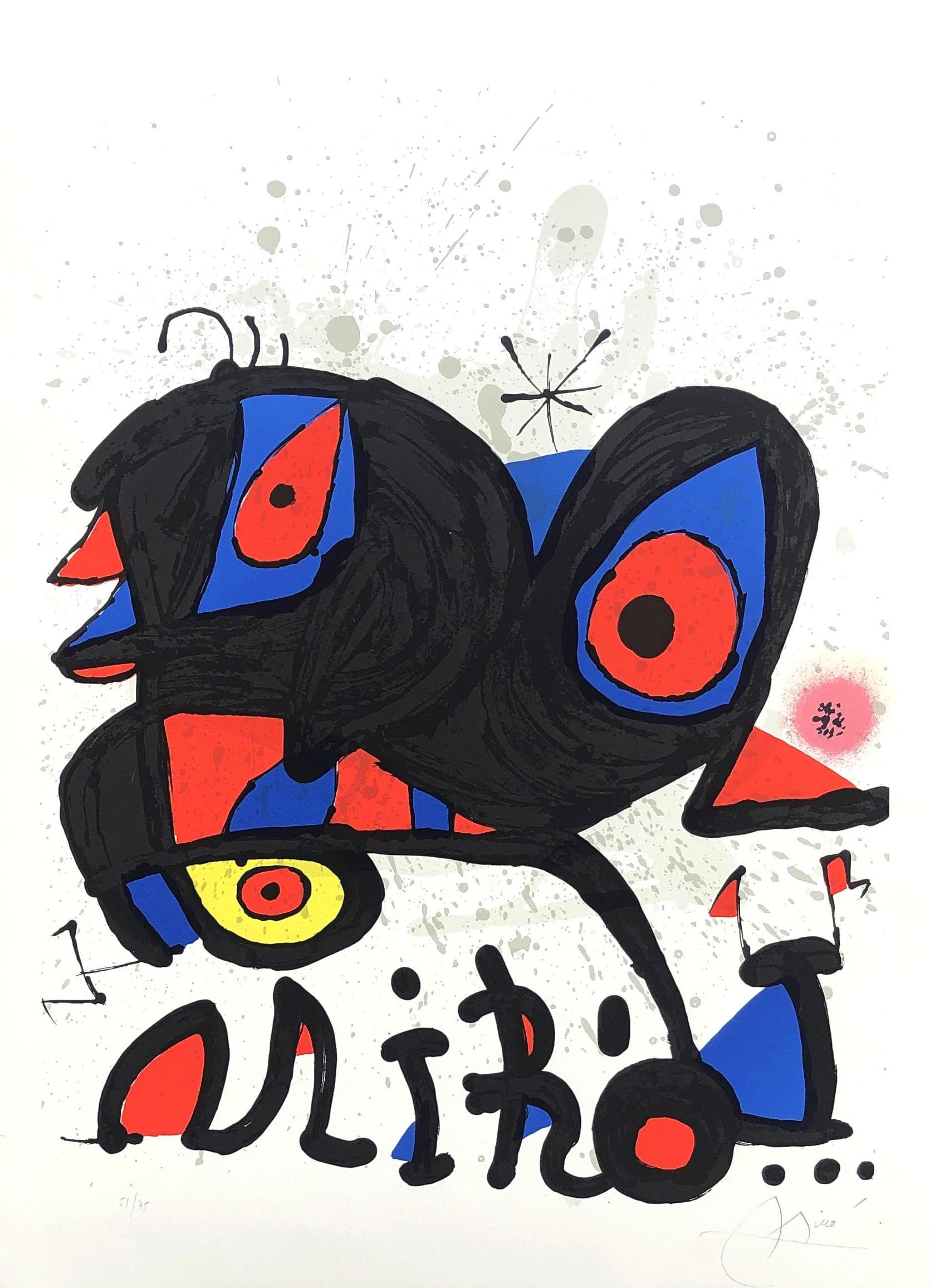 Joan Miró Abstract Print - Louisiana - Original Lithograph Handsigned - Abstract Composition