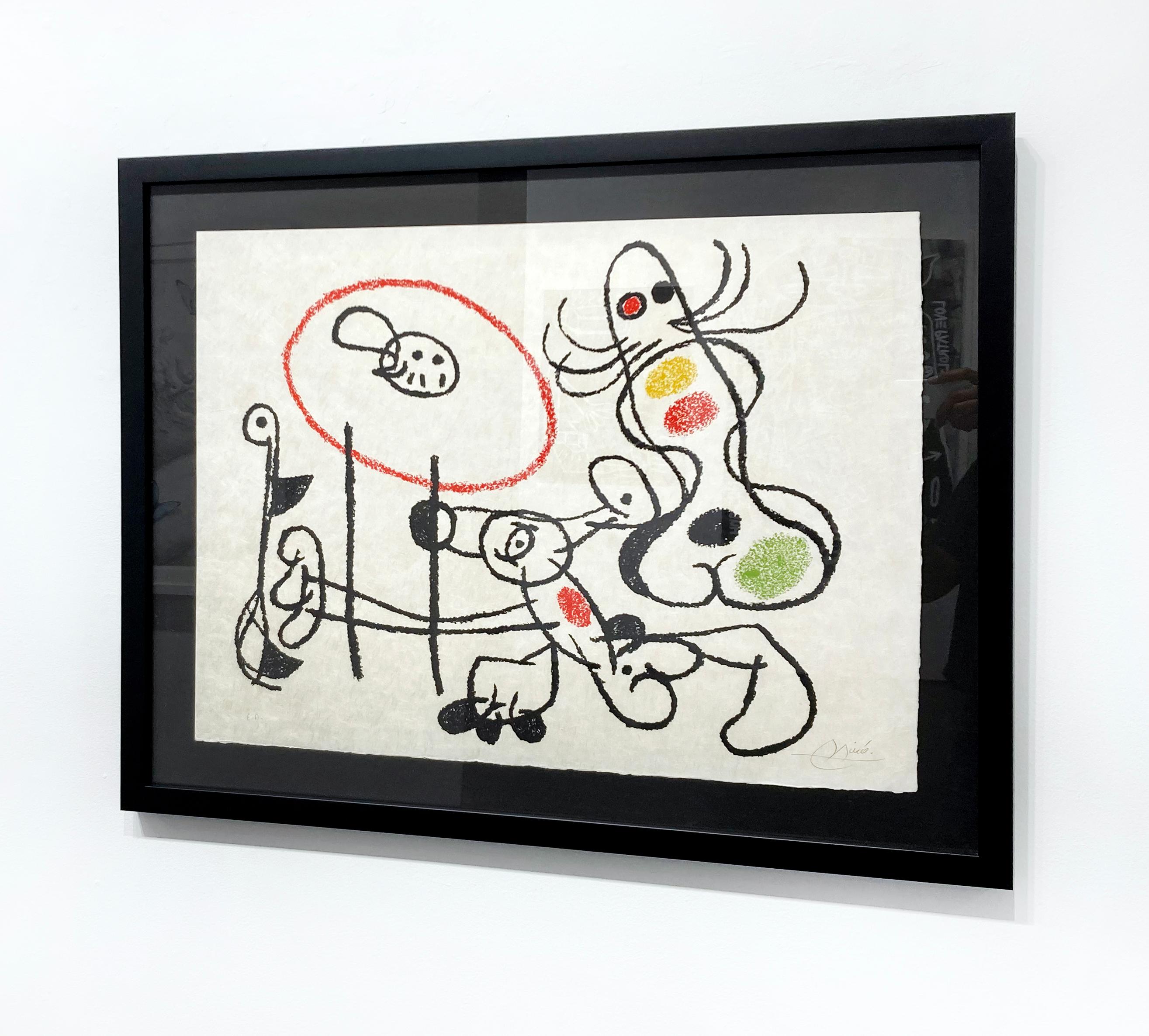 Artist:  Miro, Joan
Title:  M. 784 from Ubu aux Baléares
Series:  Ubu aux Baléares (Ubu of the Balearic Islands)
Date:  1971
Medium:  Lithograph on Japon paper
Unframed Dimensions:  21