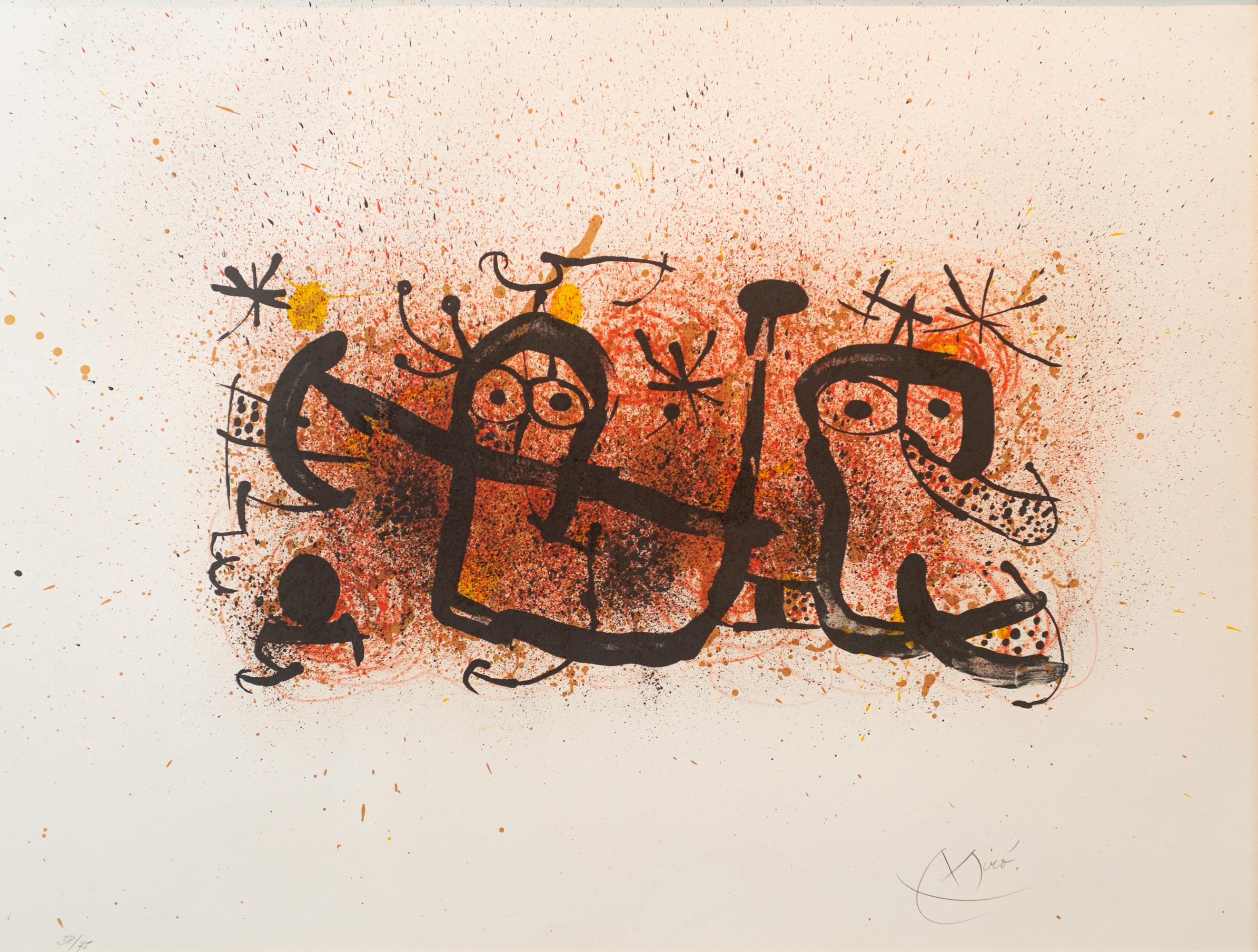 Joan Miró Abstract Print - Ma de Proverbis