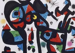 Magia Blanca I Lithograph, Abstract Expressionist, Signed, 1981