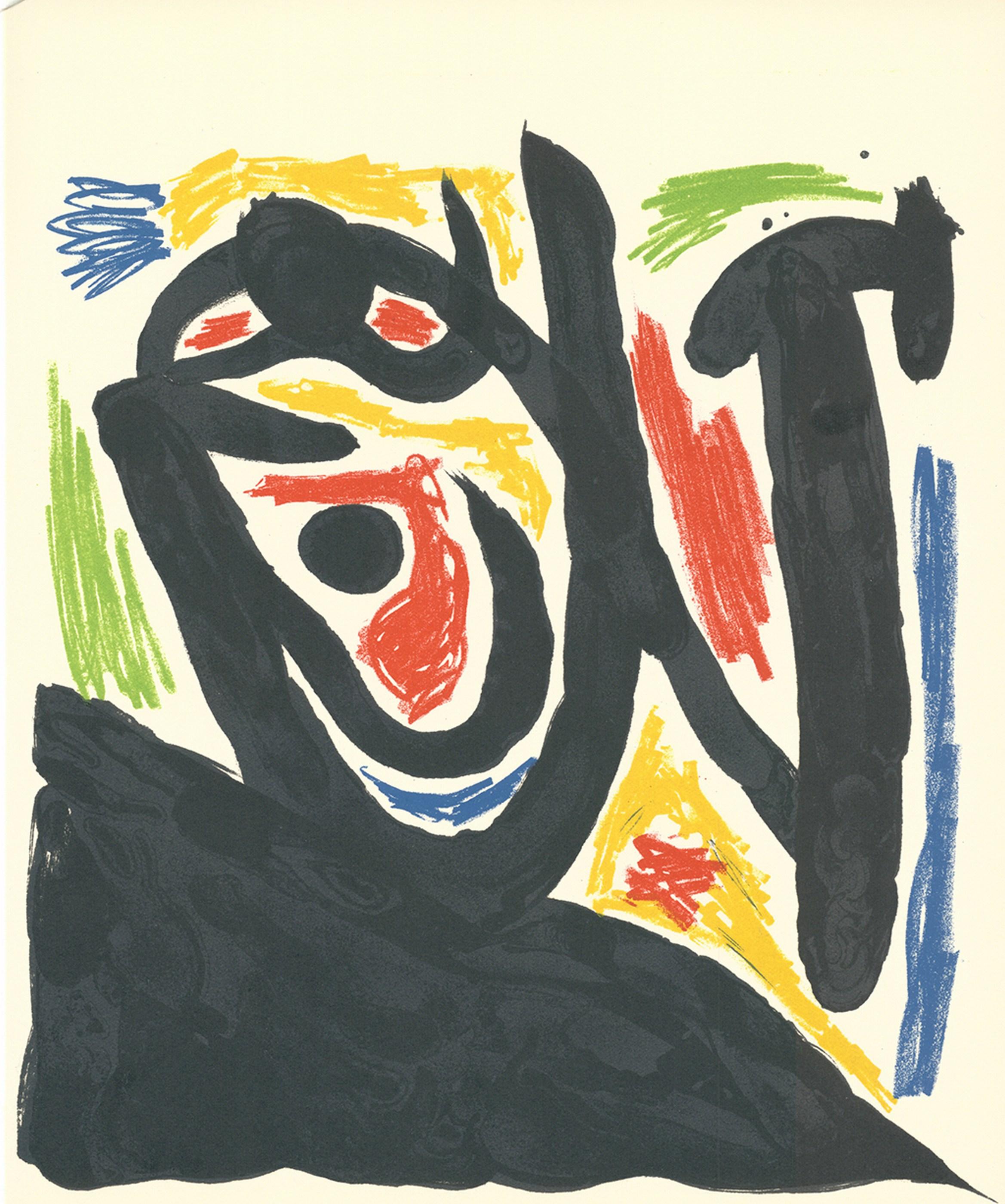 Joan Miró Figurative Print - "Untitled" (one plate from "Maitres-Graveurs Contemporains" - Berggruen & Cie)