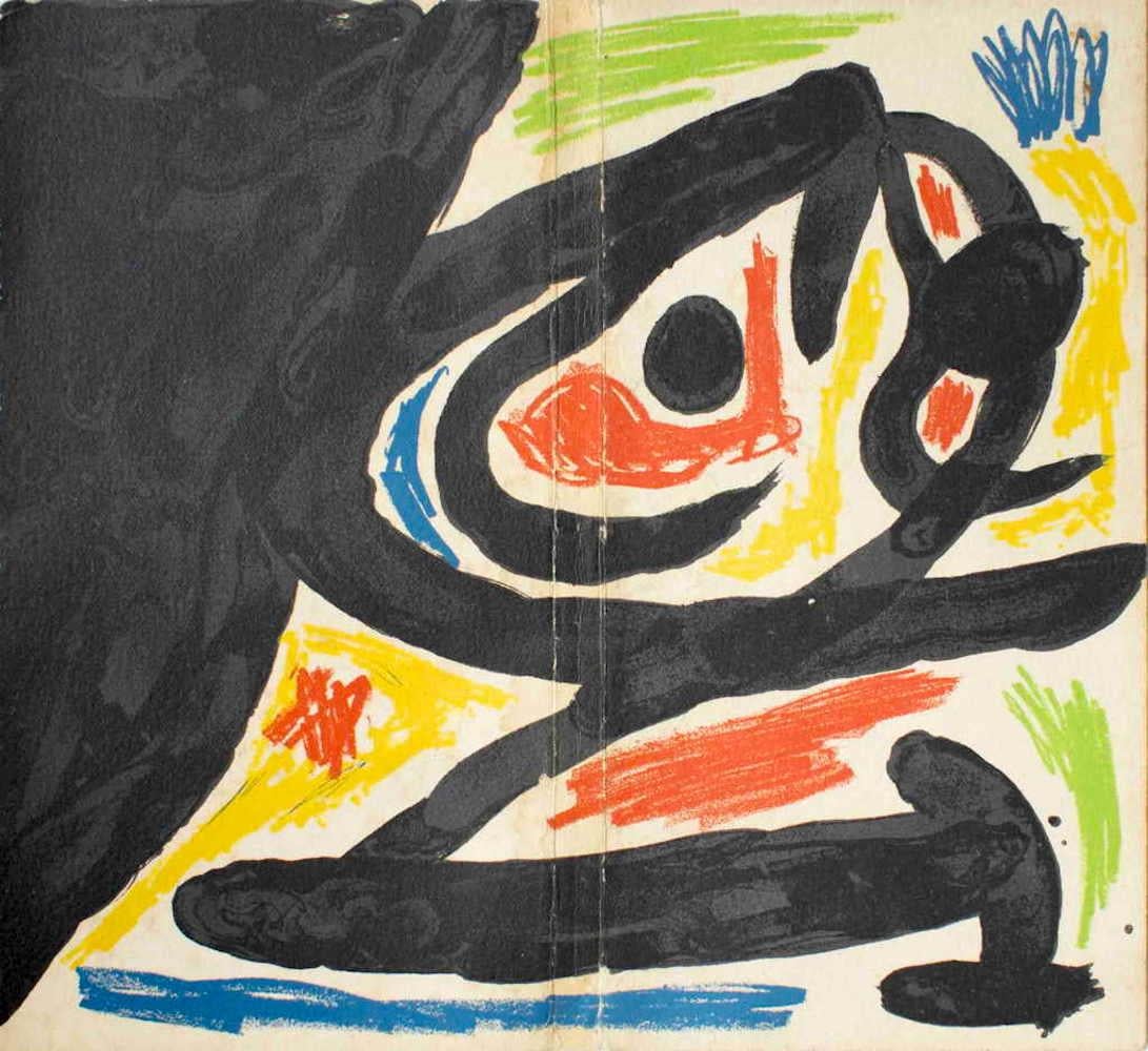 Joan Miró Abstract Print - Maitres-Graveurs Contemporains - Original Lithograph by J. Mirò - 1970