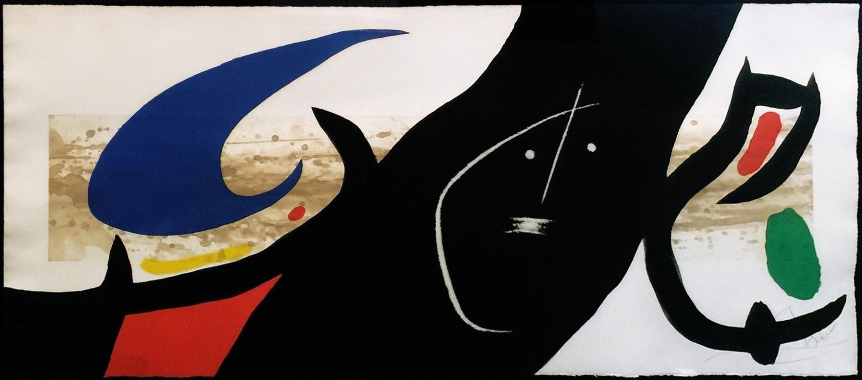 Joan Miró Abstract Print - MAJA NEGRA