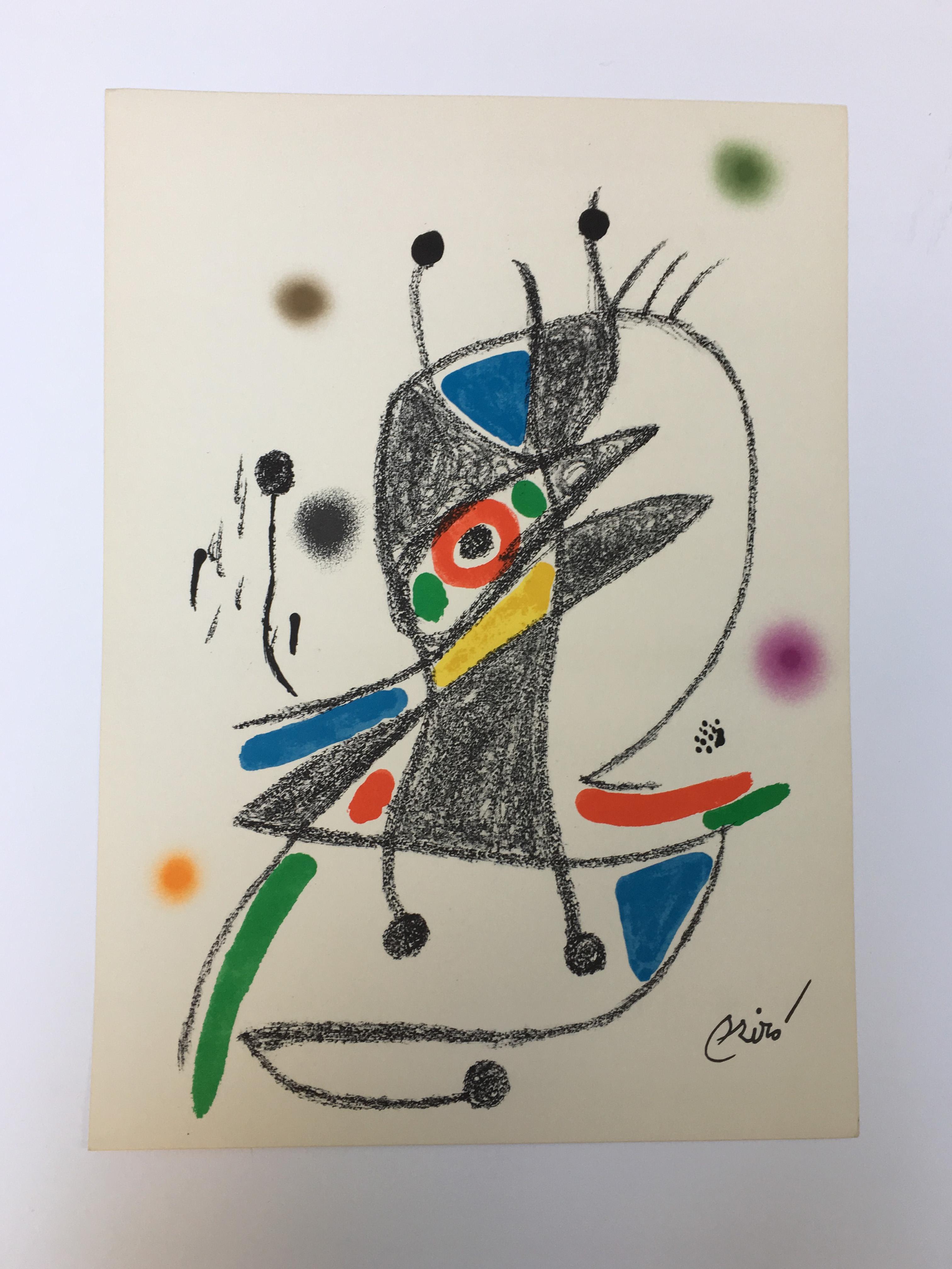 Maravillas con Variaciones Acrosticas 5 - Print by Joan Miró