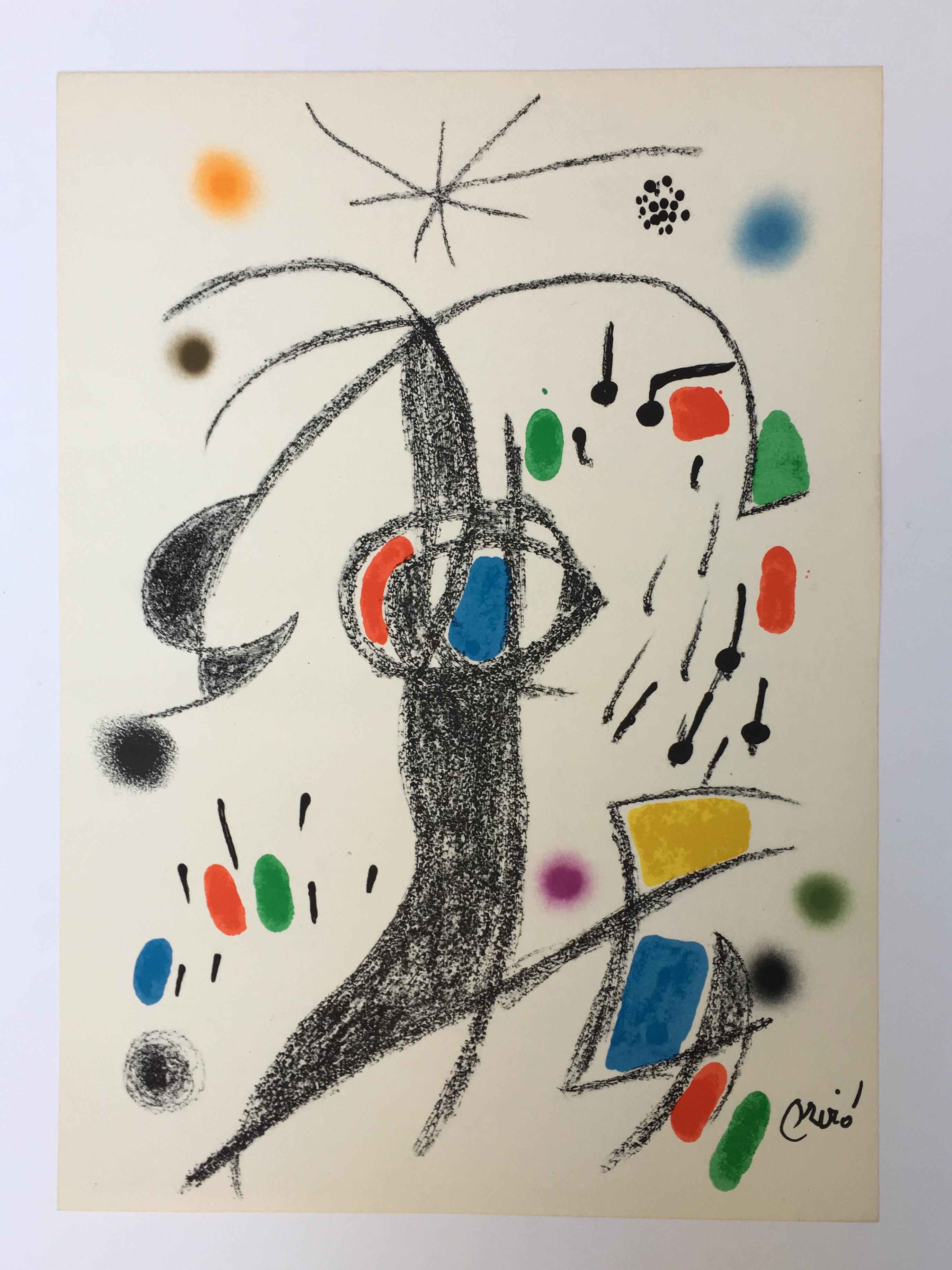 Maravillas con Variaciones Acrosticas 6 - Print de Joan Miró