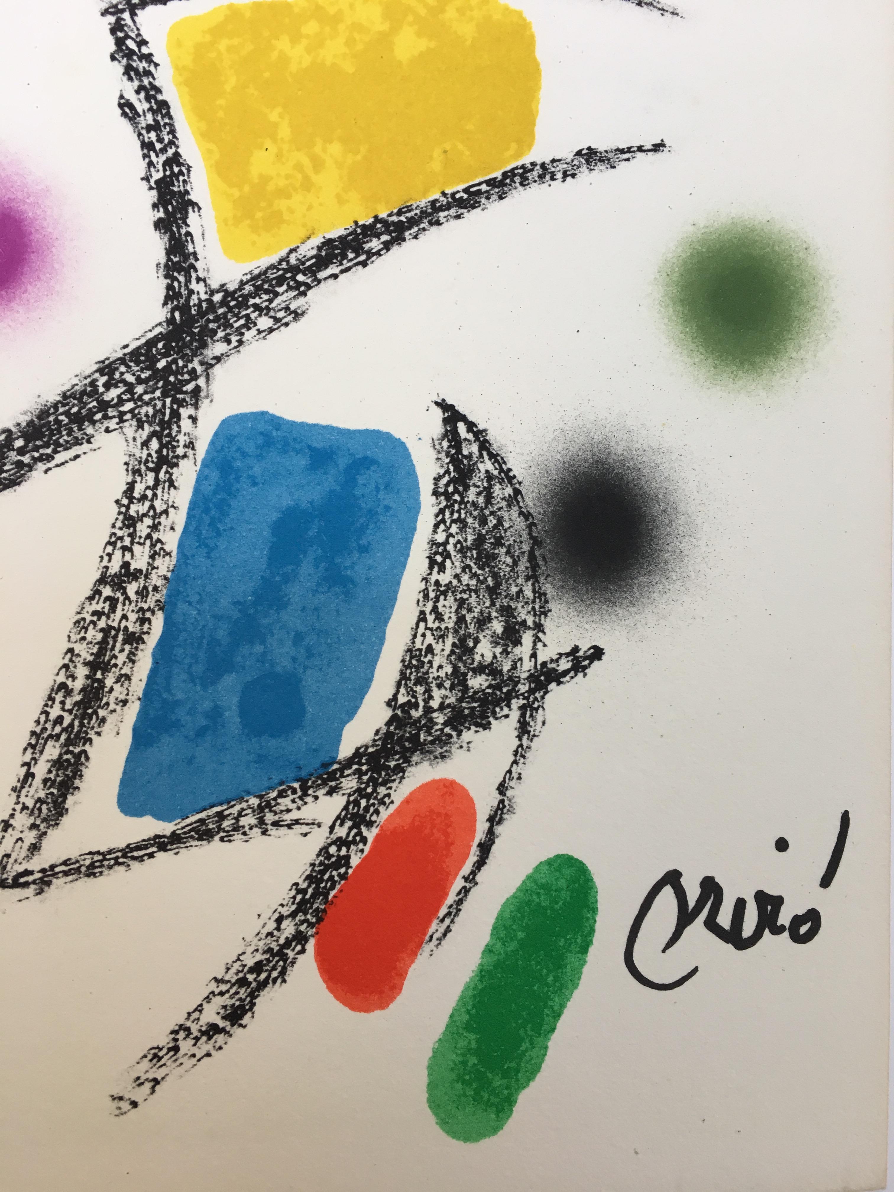 Abstract Print Joan Miró - Maravillas con Variaciones Acrosticas 6