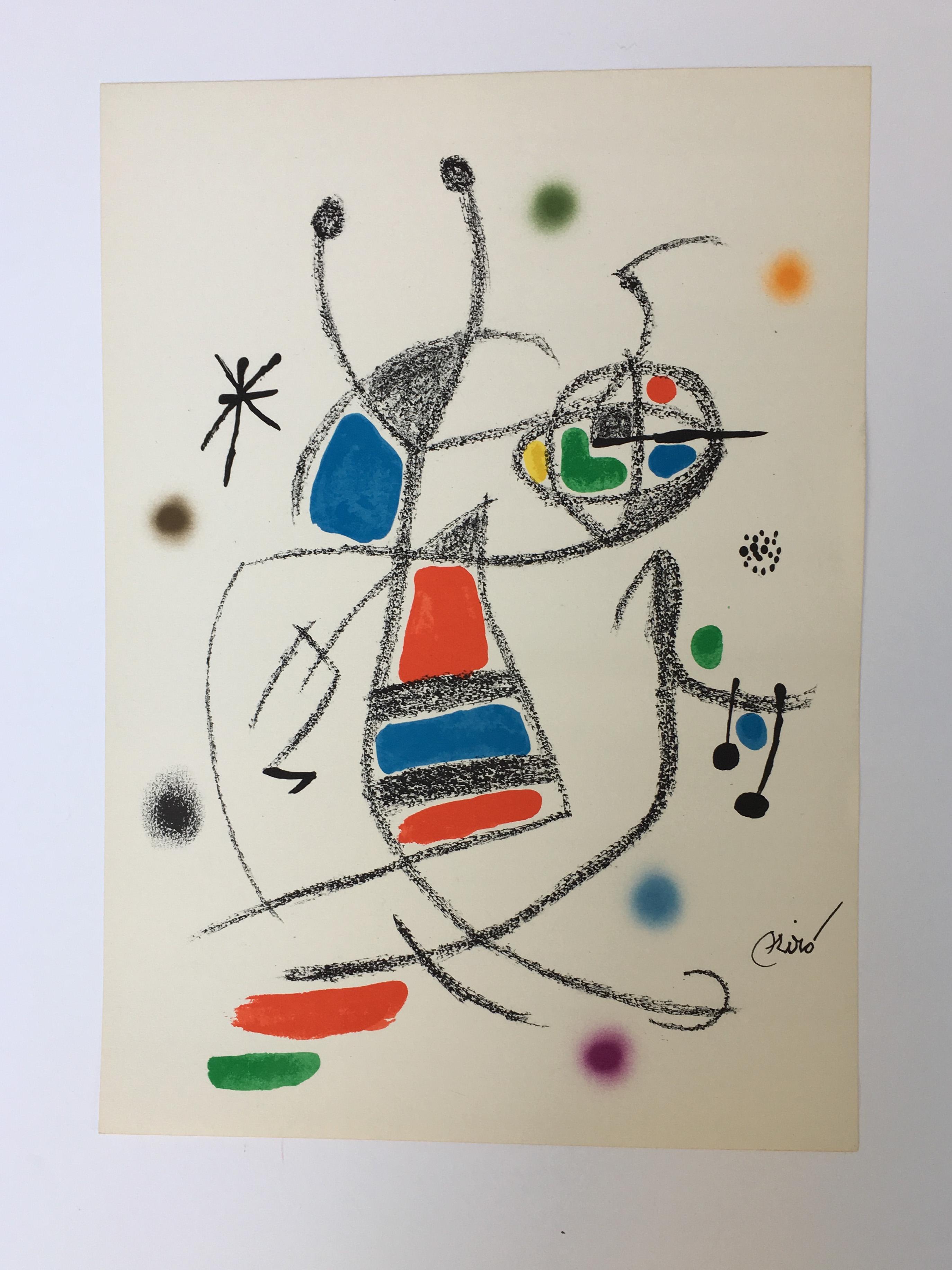 Maravillas con Variaciones Acrosticas 7 - Print by Joan Miró
