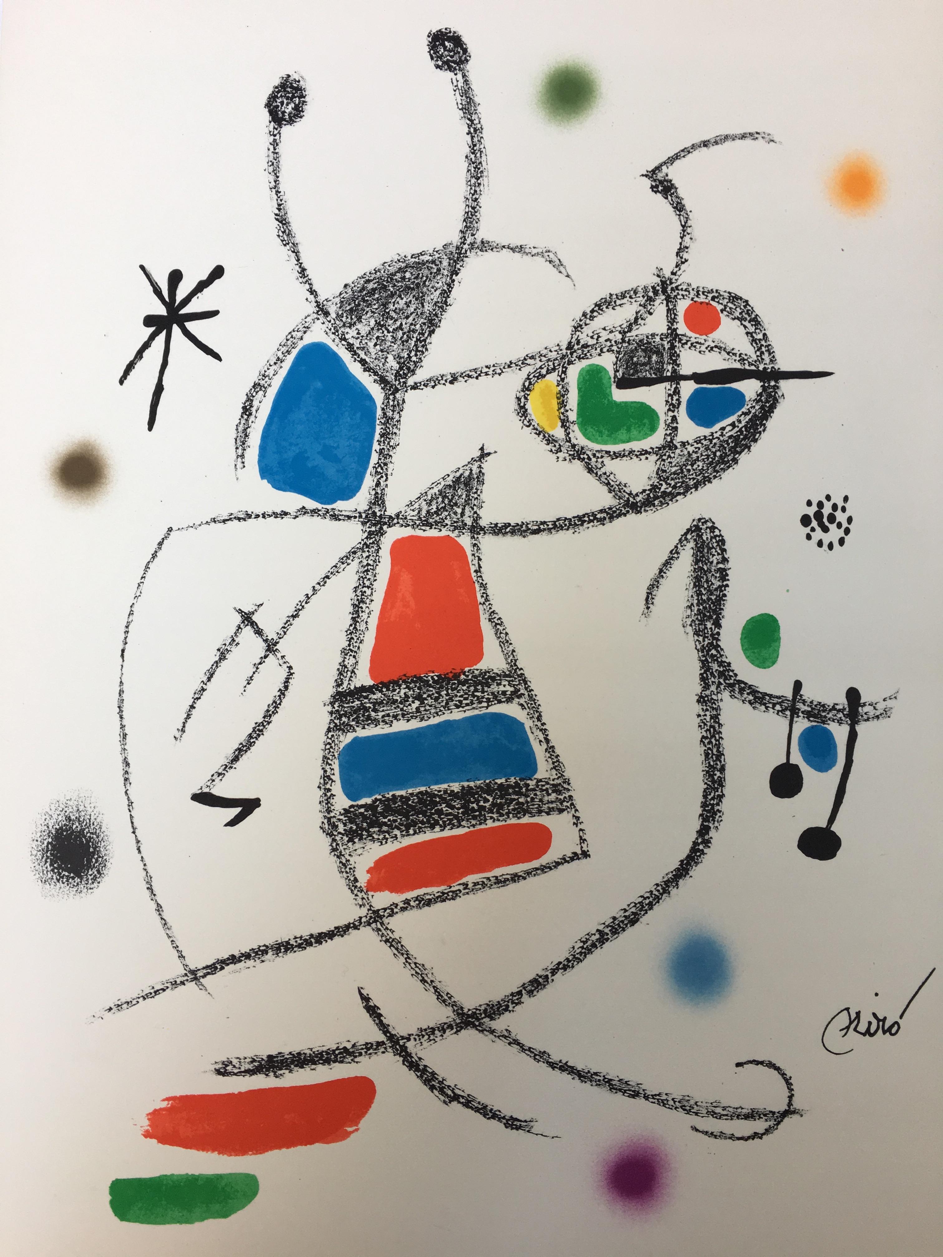 Joan Miró Abstract Print - Maravillas con Variaciones Acrosticas 7