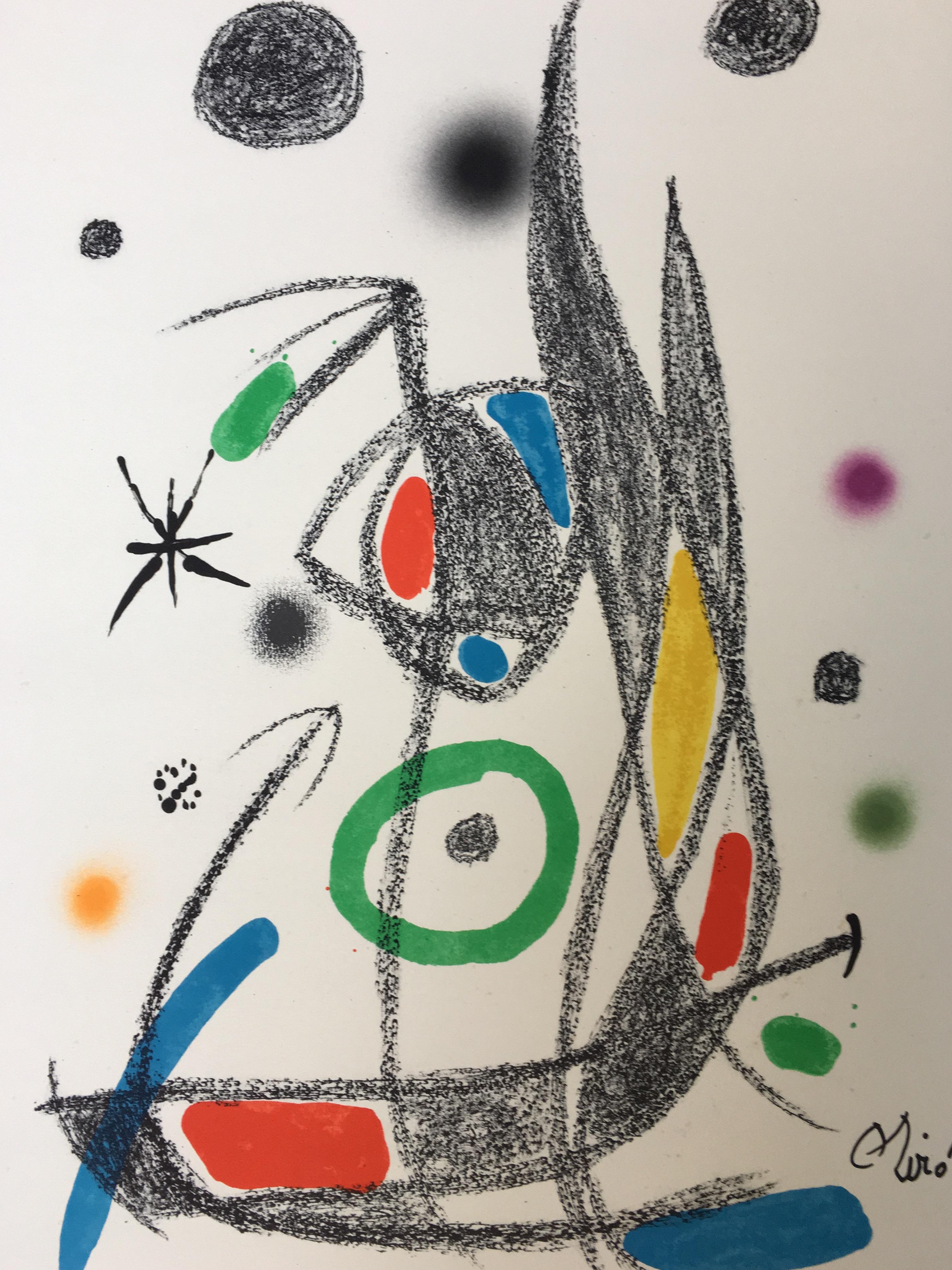 Joan Miró Abstract Print - Maravillas con Variaciones Acrosticas 9