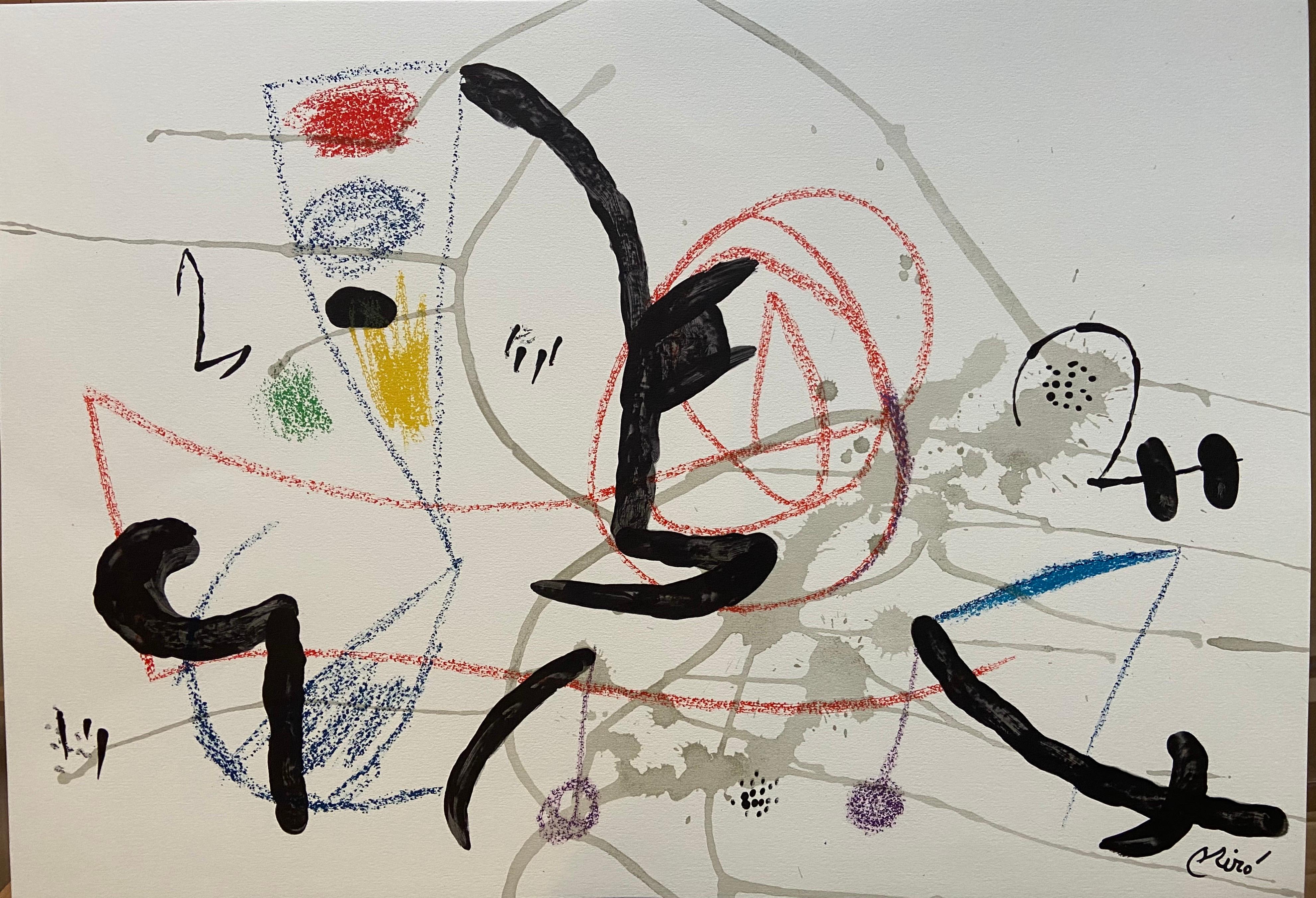 Joan Miró Abstract Print - "Maravillas con variaciones Acrósticas en el jardin" by Miro