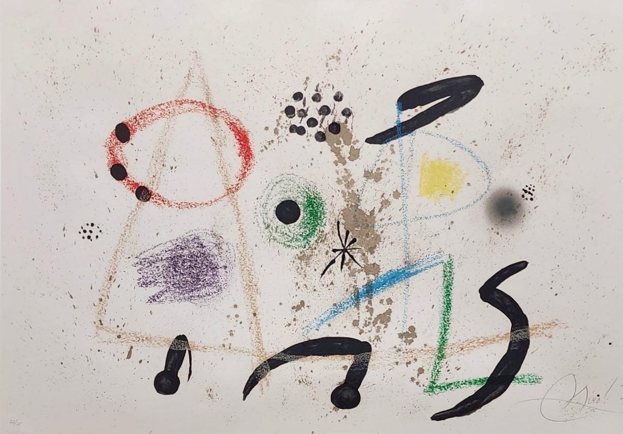Joan Miró Abstract Print - Maravillas Con Variaciones Acrósticas En El Jardín De Miró, 1975 (M. 1055) 