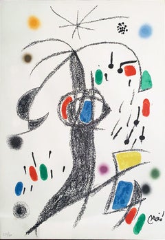 Vintage Maravillas con variaciones acrósticas en el jardín, Joan Miró, 1975, lithograph