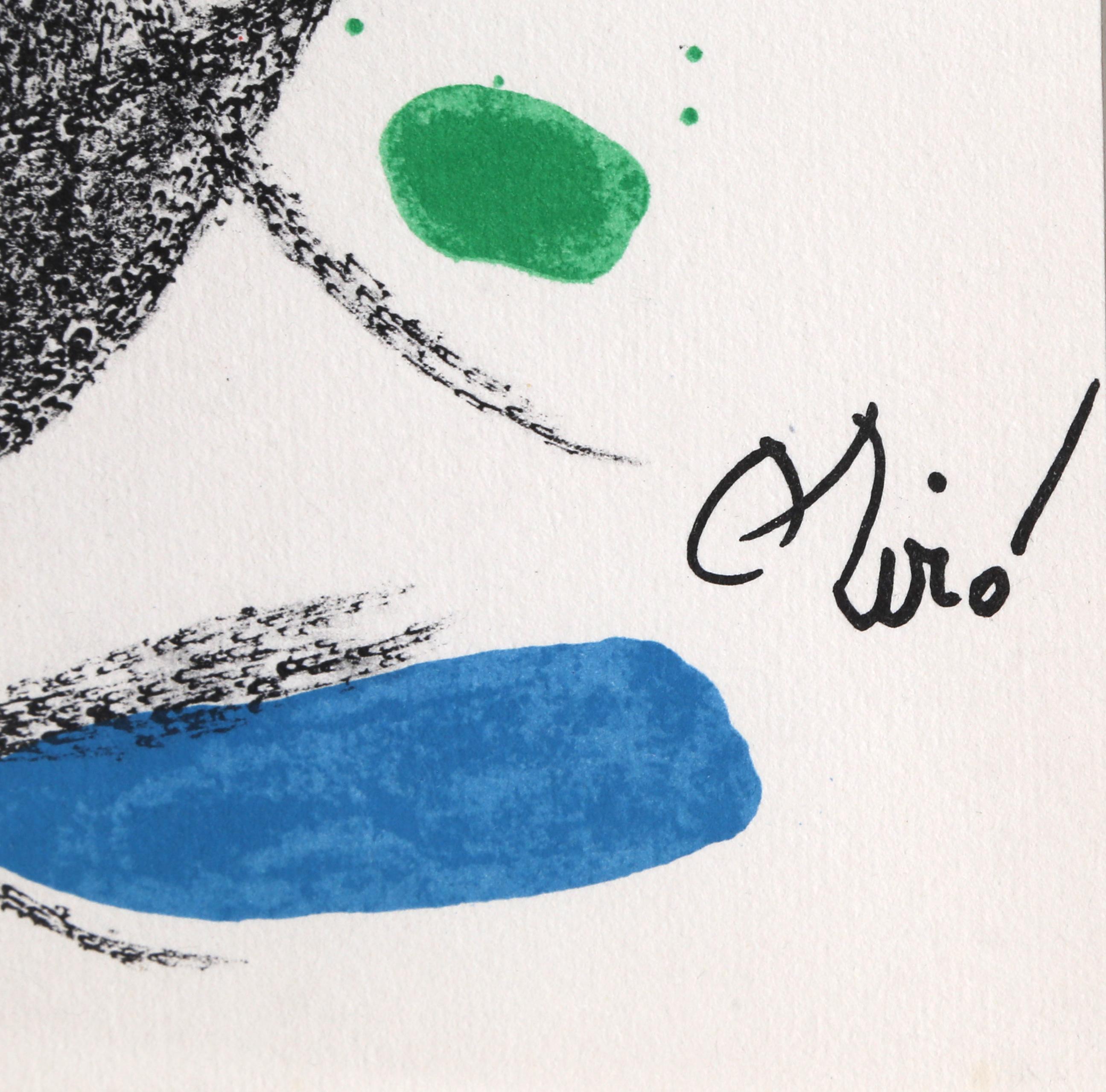Maravillas mit Variaciones Acrosticas im Jardin de Miro (Number 16) – Print von Joan Miró