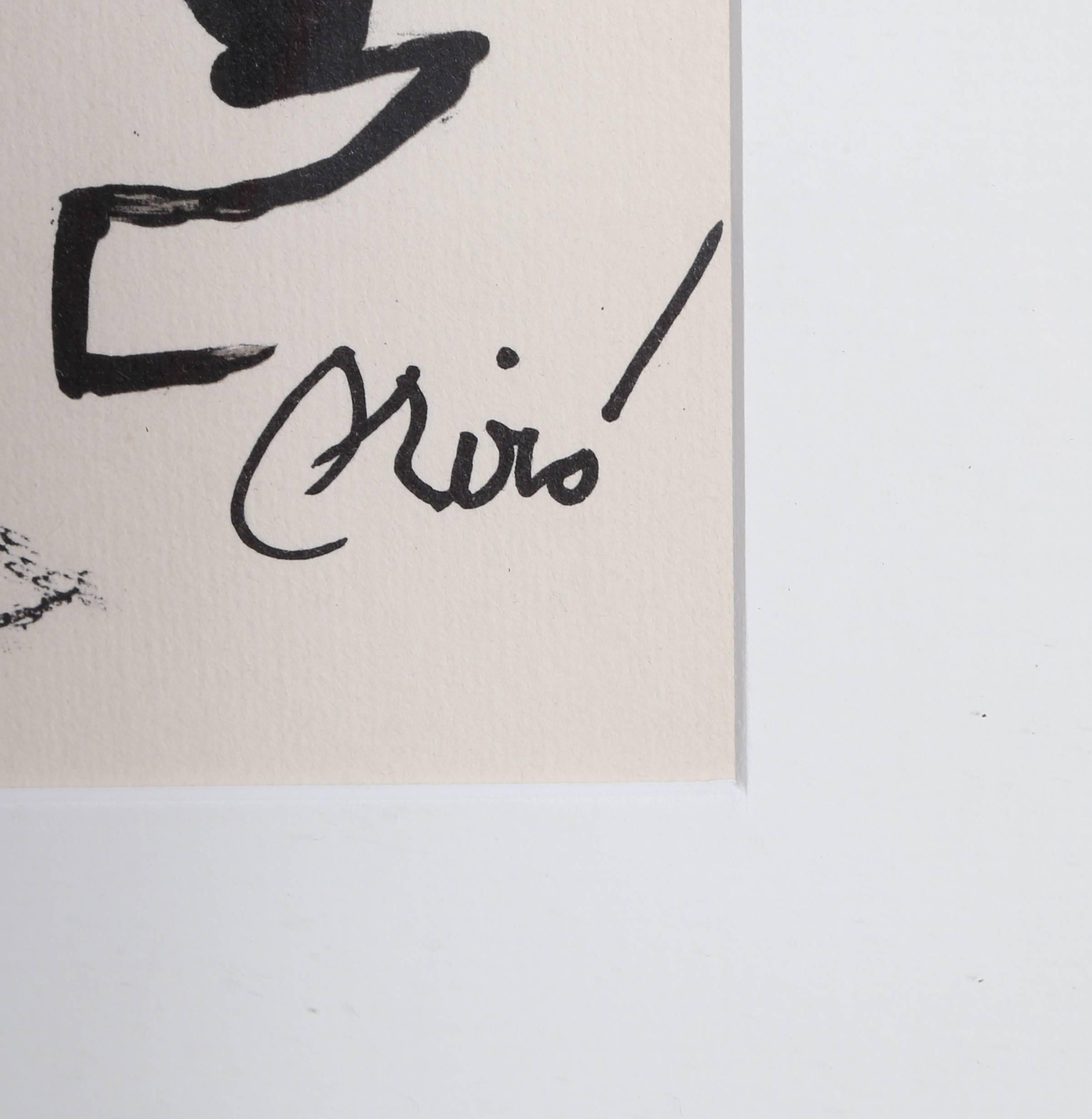 Maravillas con Variaciones Acrosticas (No 22), Modern Lithograph by Joan Miro - Print by Joan Miró