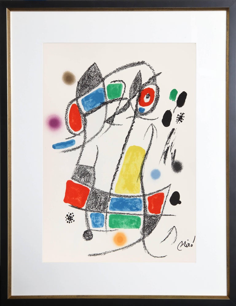 Joan Miró Abstract Print -  Maravillas con Variaciones Acrosticas en el Jardin de Miro (Number 3)