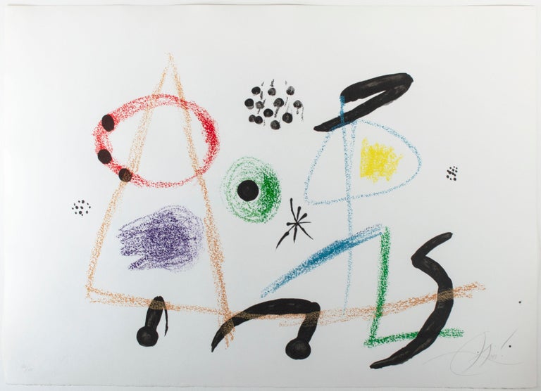 'Maravillas Con Variaciones Acrósticas En El Jardín De Miró' signed in pencil - Print by Joan Miró