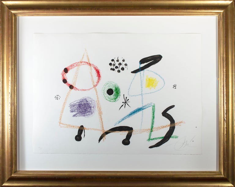 Joan Miró Abstract Print - 'Maravillas Con Variaciones Acrósticas En El Jardín De Miró' signed in pencil