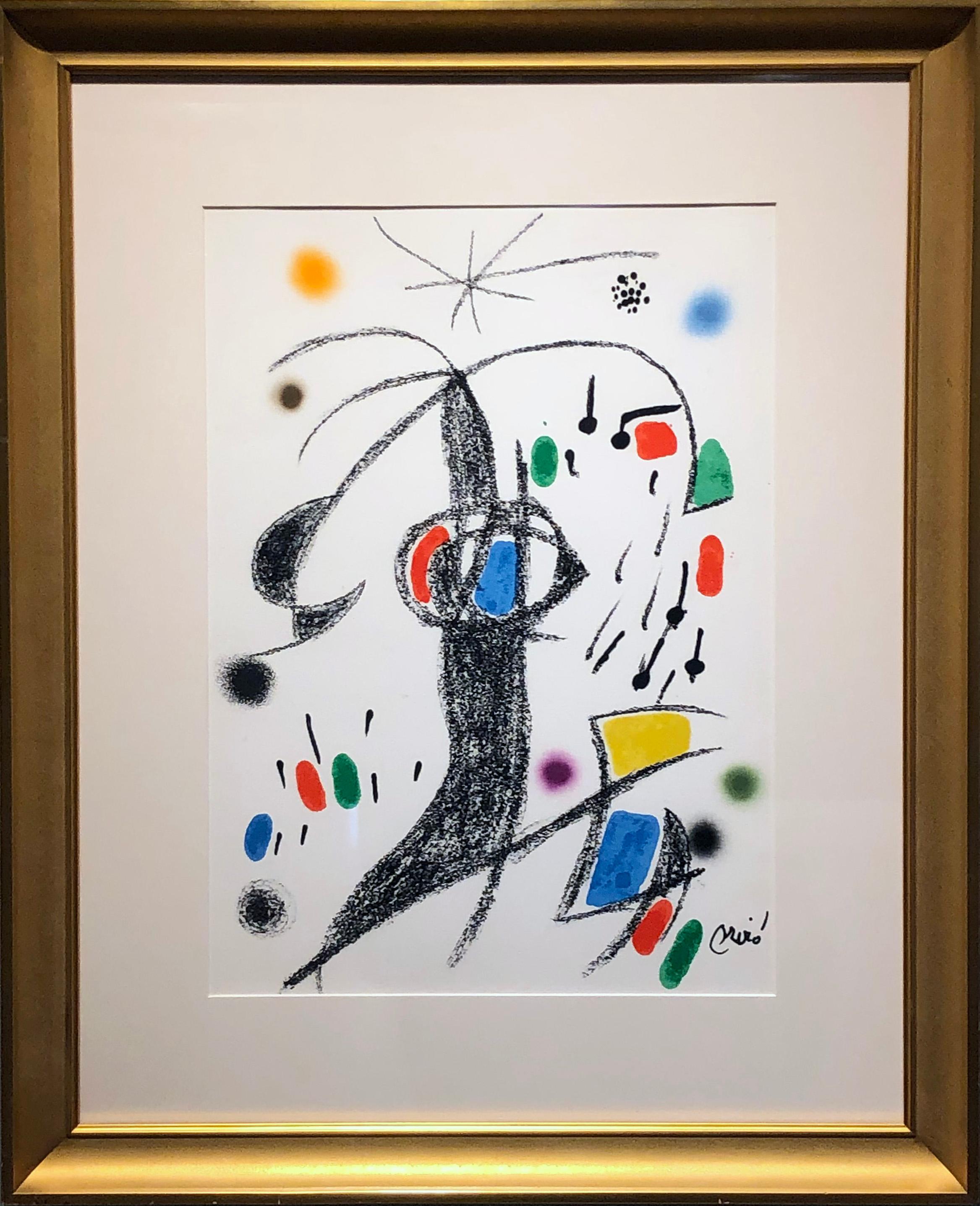Maravillas con variaciones acrósticas en el jardín de Miró (XIX) - Print by Joan Miró