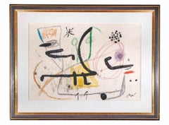 Maravillas con Variaciones Acrosticas - Original Lithograph by Joan Mirò - 1975