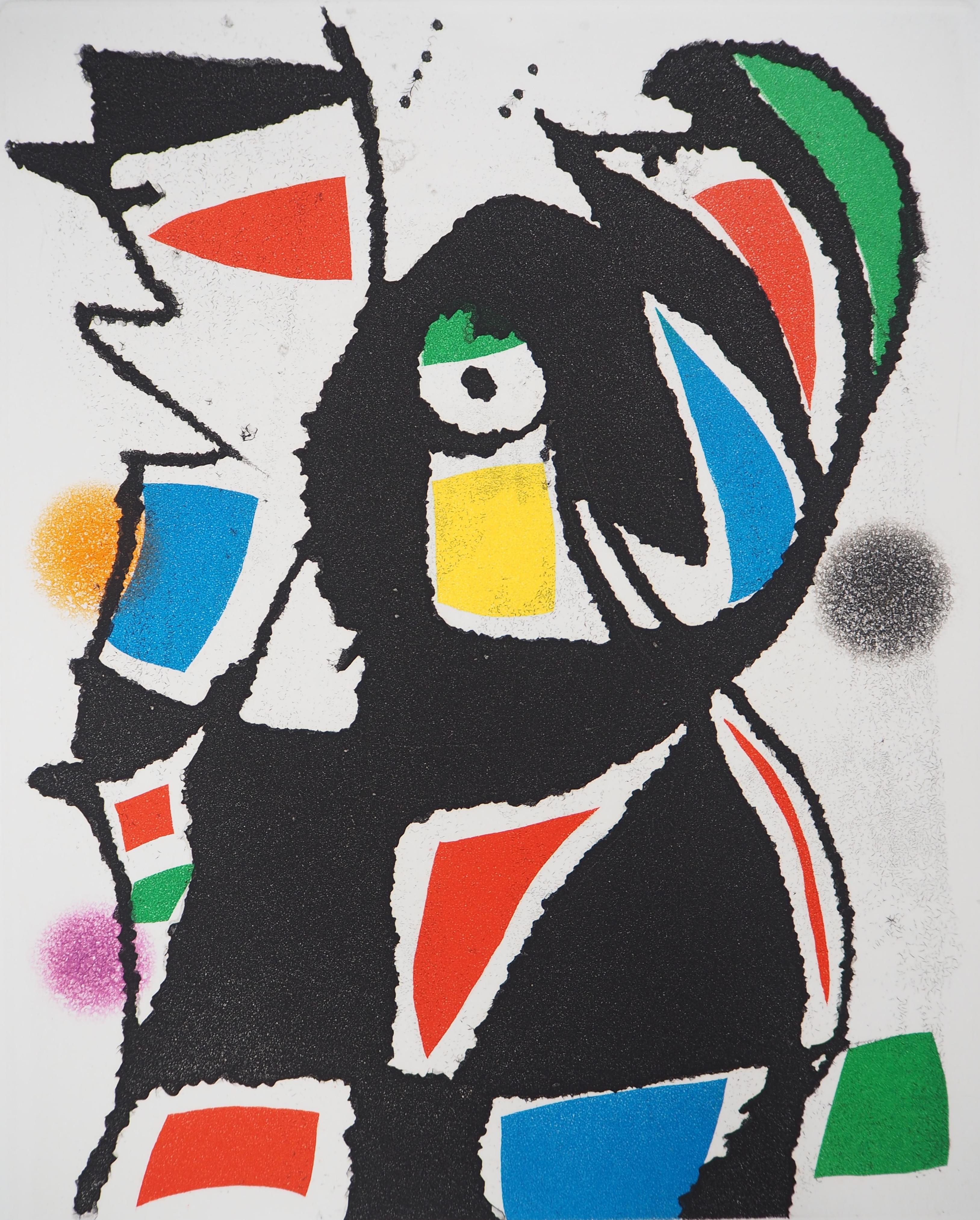 Marteau Sans Maitre IX - Original etching, 1976 - Print by Joan Miró