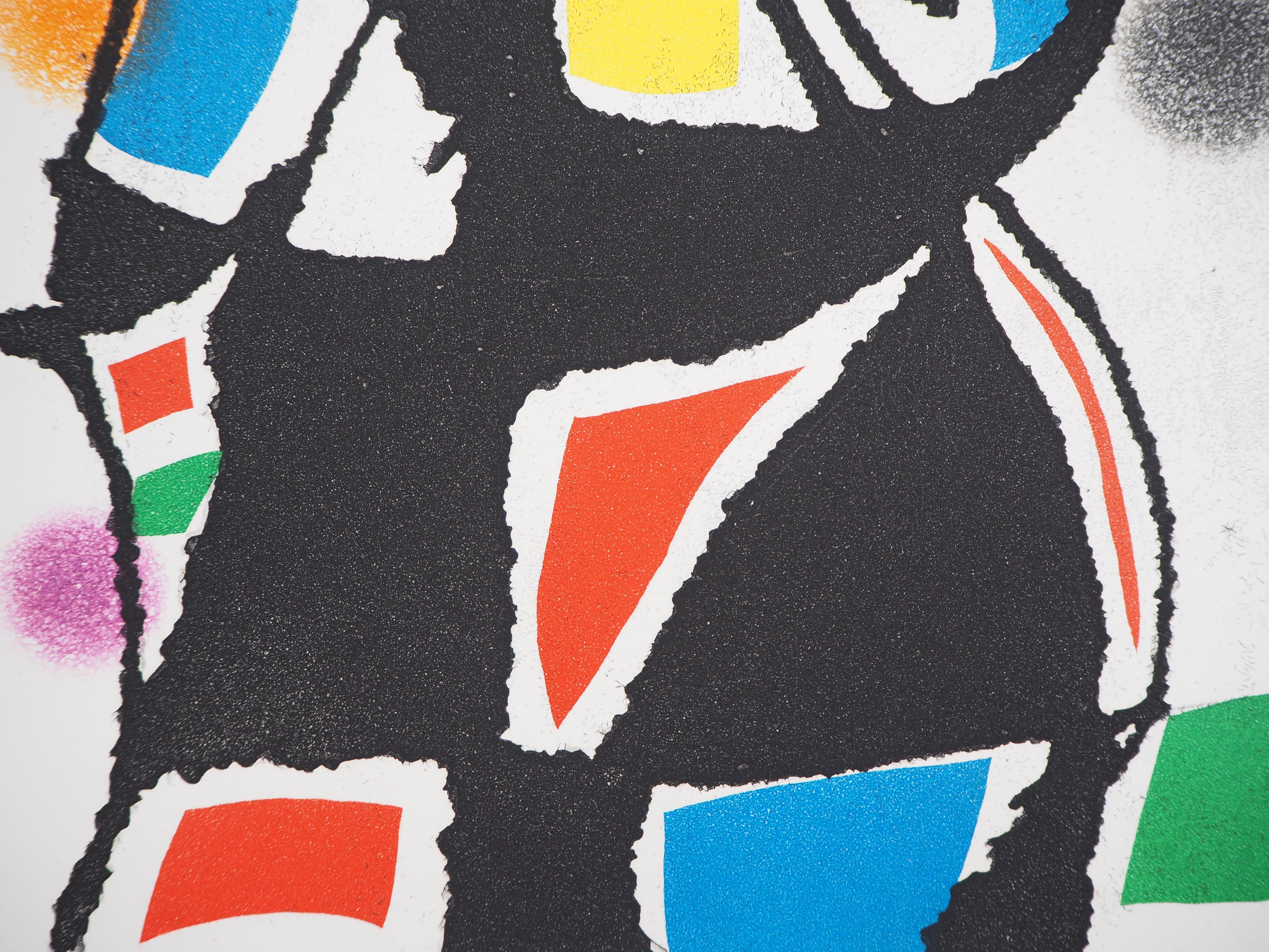 Marteau Sans Maitre IX - Original etching, 1976 - Abstract Print by Joan Miró