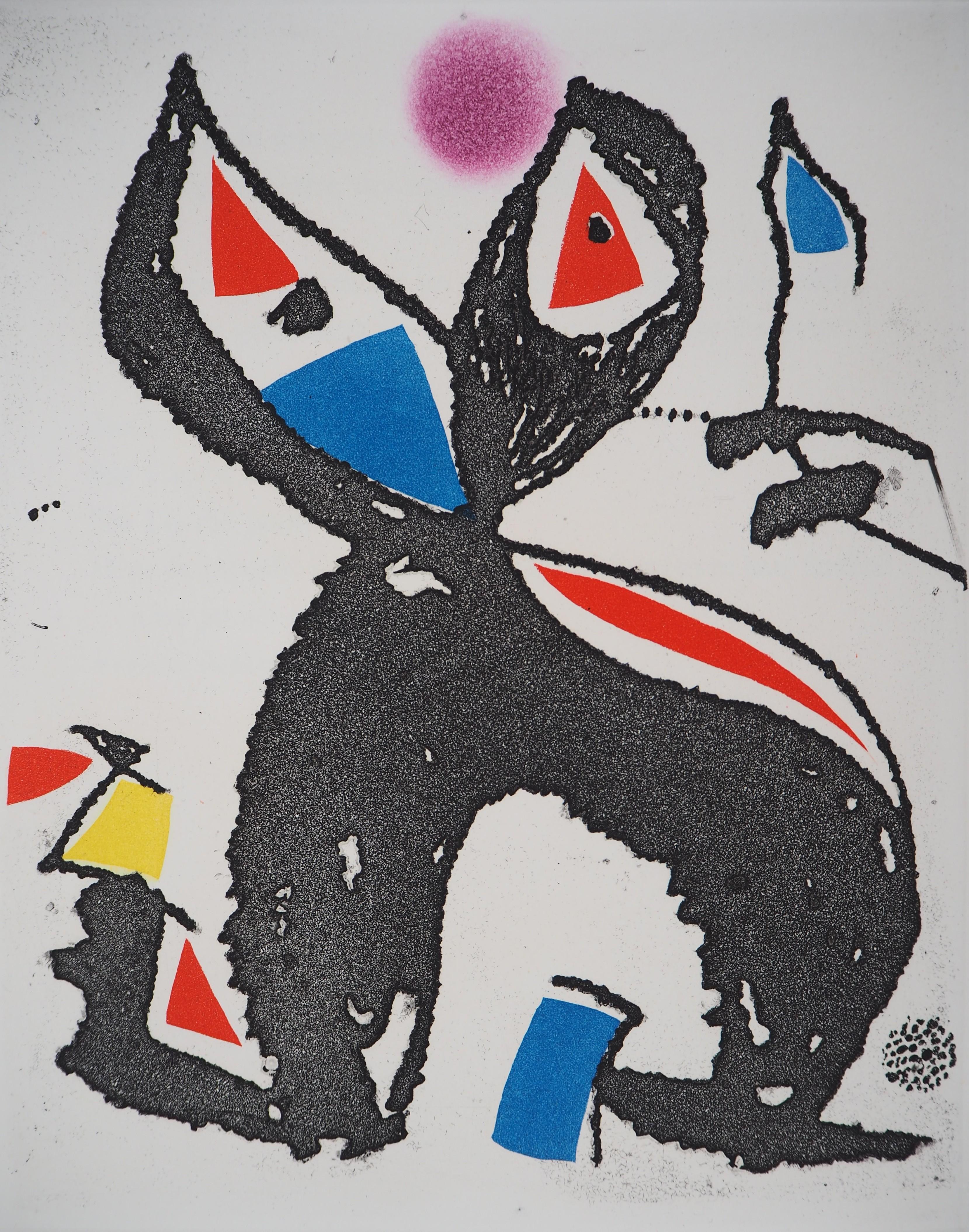 Marteau Sans Maitre V - Original etching, 1976 - Print by Joan Miró