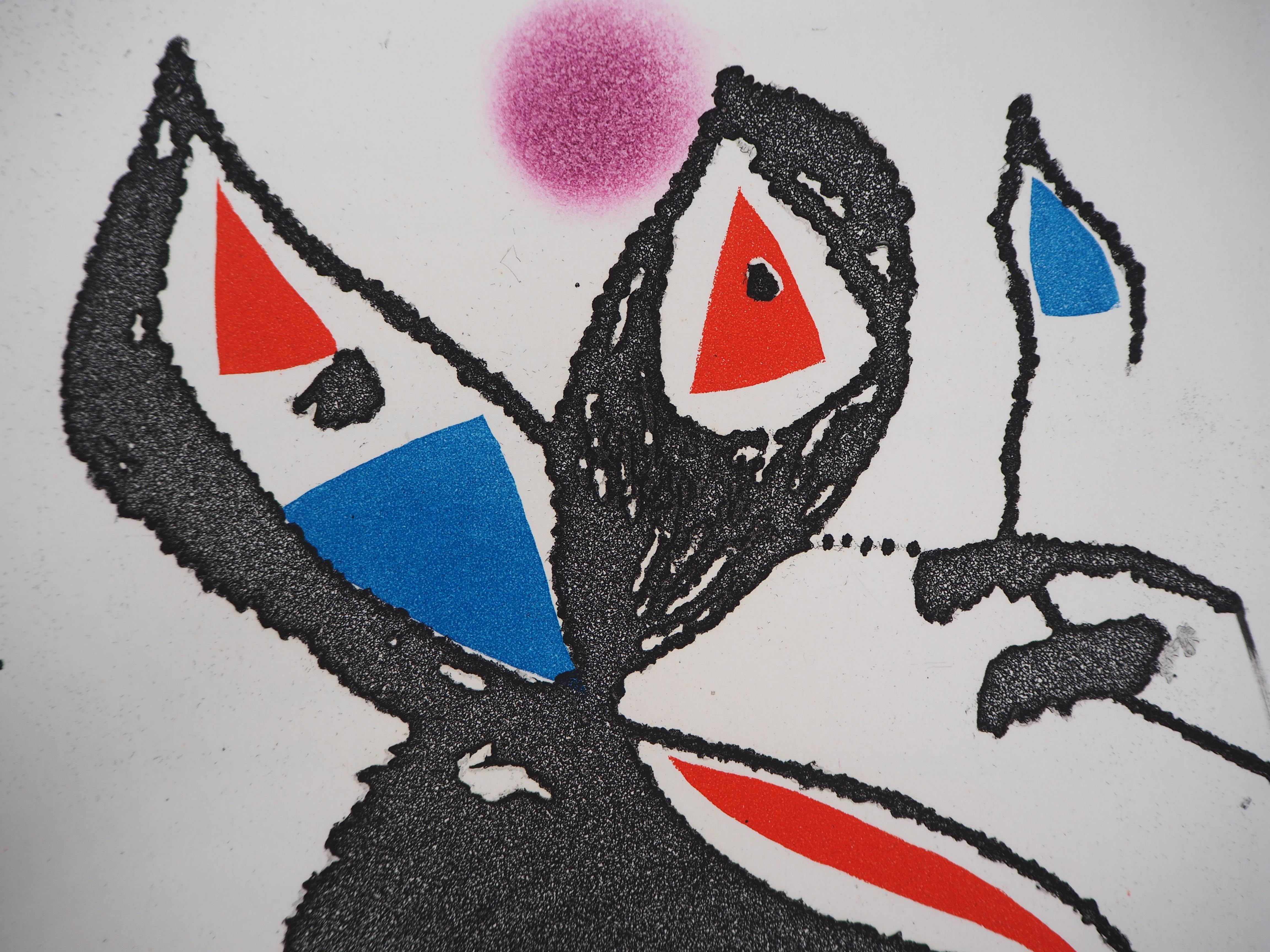 Marteau Sans Maitre V - Original etching, 1976 - Abstract Print by Joan Miró